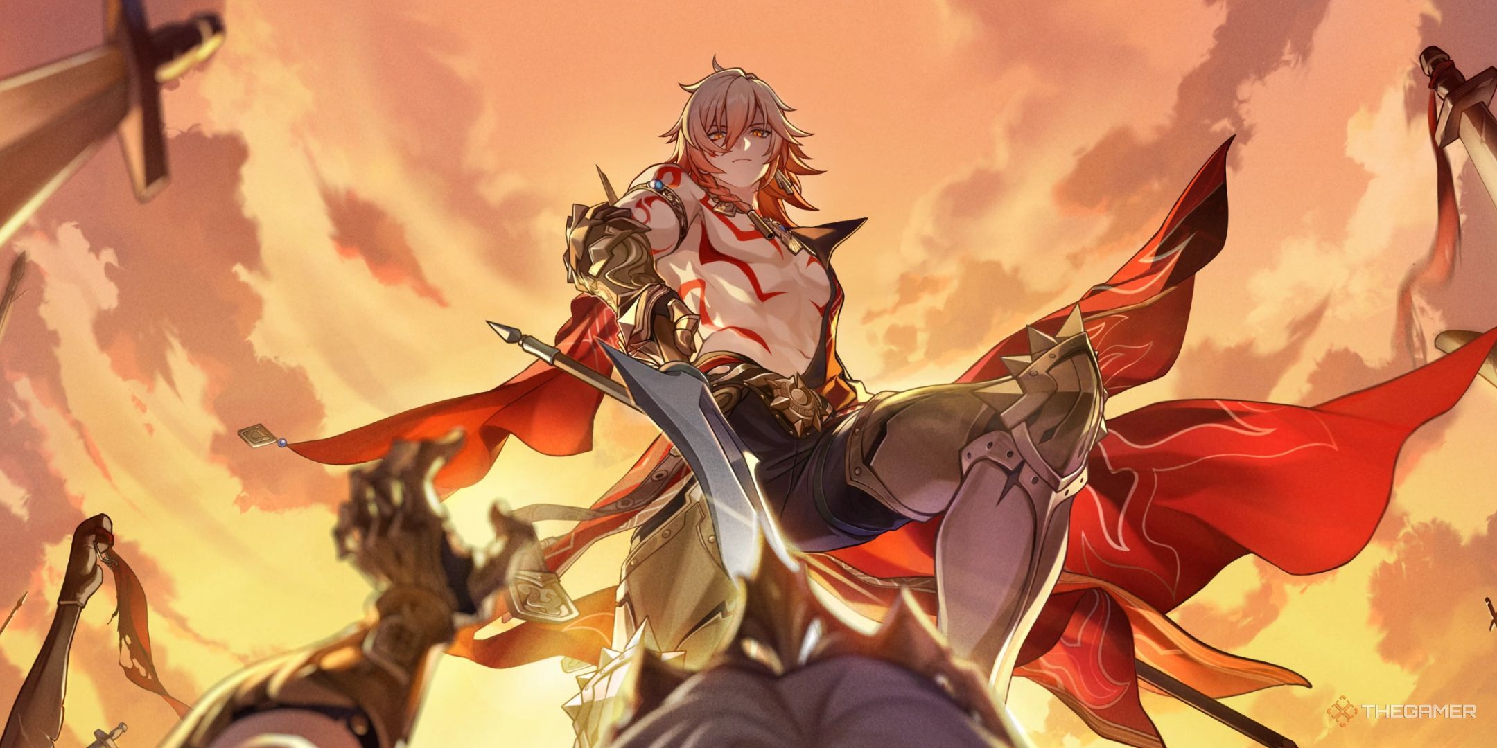 Honkai Star Rail Mydei cool pose.