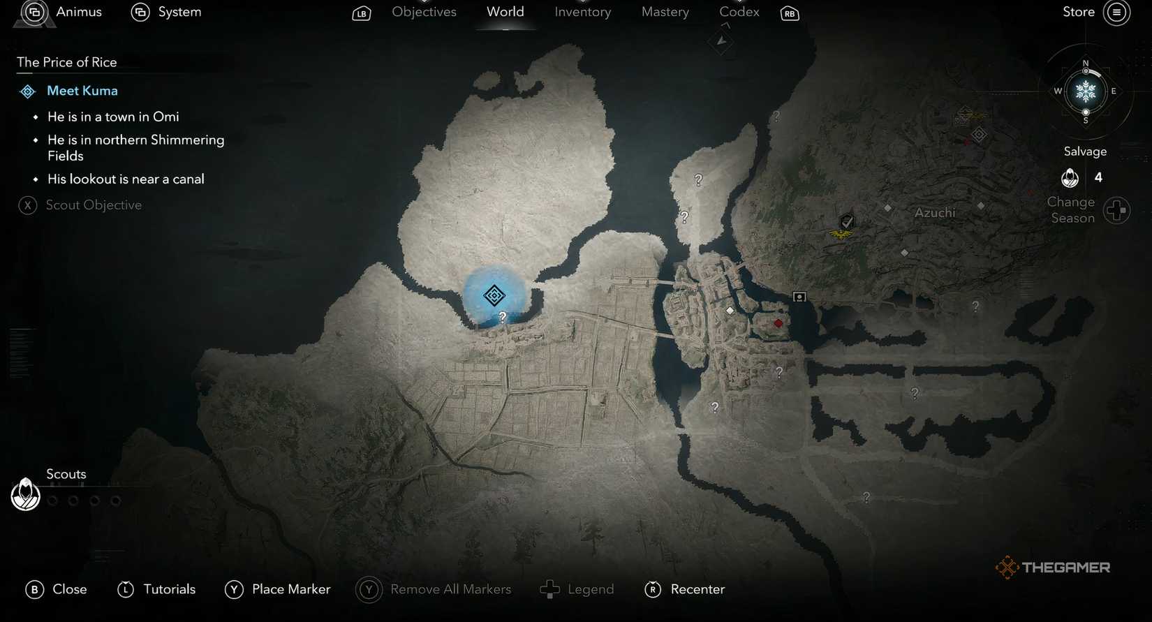 Creede Rice The start of the Price of Rice quest in Assassin's Creed Shadows.