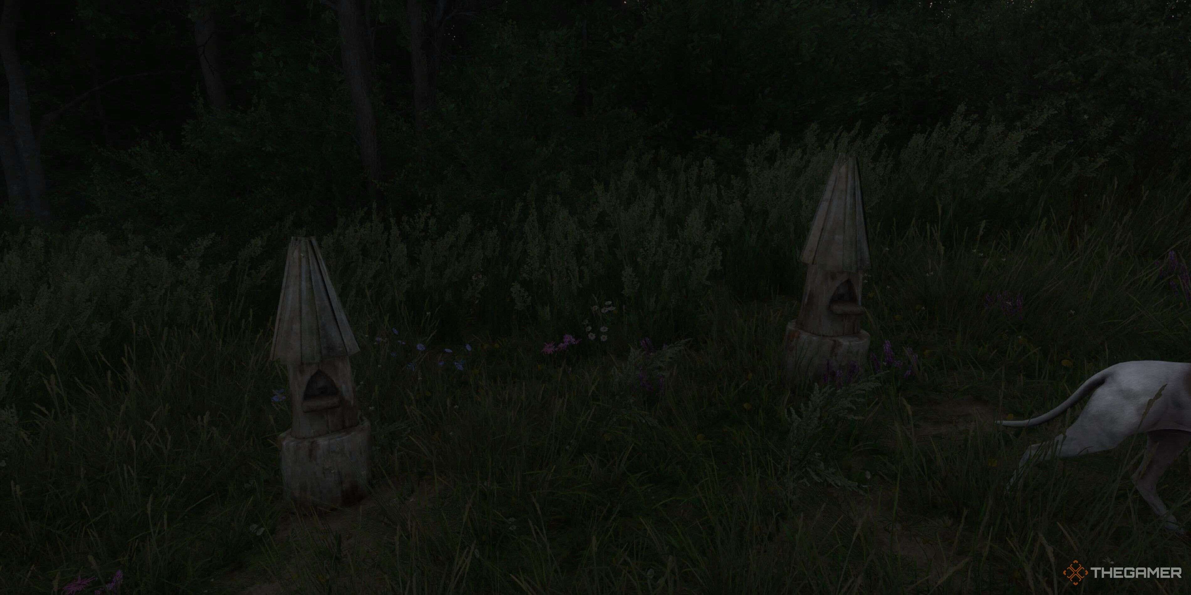 Two bee hives in Kingdom Come: Deliverance 2.