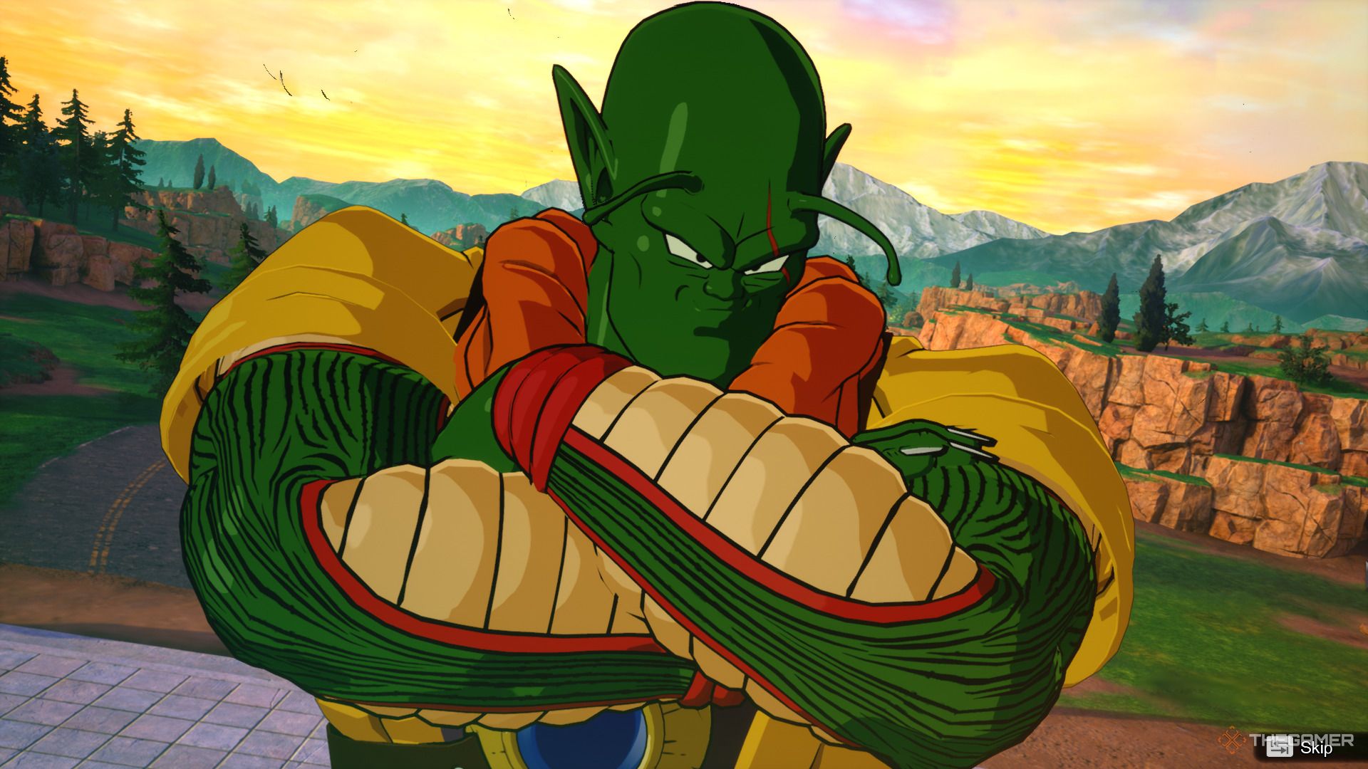 Lord Slug in the field of cell games in dragon ball (giant form): Sparks! Zero.