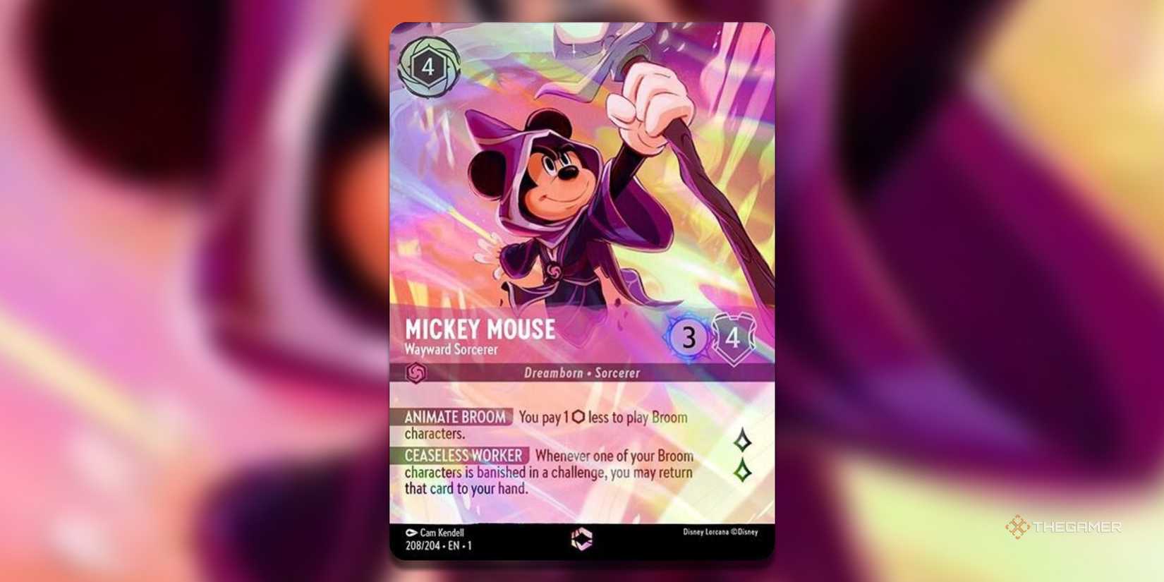 special d23 disney lorcana card Lorcana - Reign of Jafar - Mickey Mouse - Giant Mouse (Legendary) main image 1
