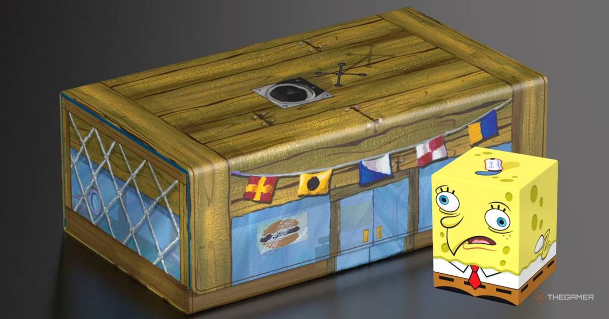 MTG's SpongeBob Secret Lair Now Has A Matching Ultimate Guard Boulder