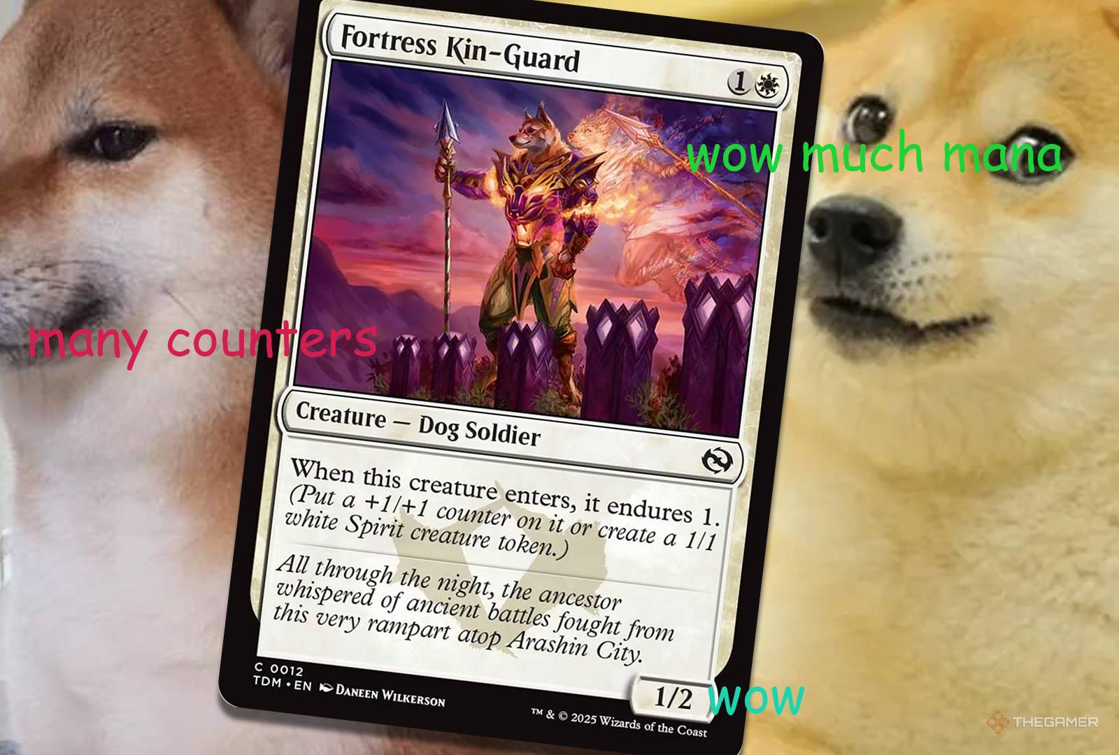 Does This Tarkir: Dragonstorm MTG Card Pay Tribute To Famous Meme Dogs?