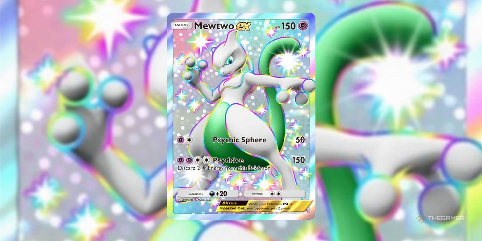 pokemon card shining mewtwo EXPokmon game neo destiny japanmaster clear acrylic holder that perfectly accentuates the stunning visual design and character artwork 2017 Pokemon Japanese Shining Legends