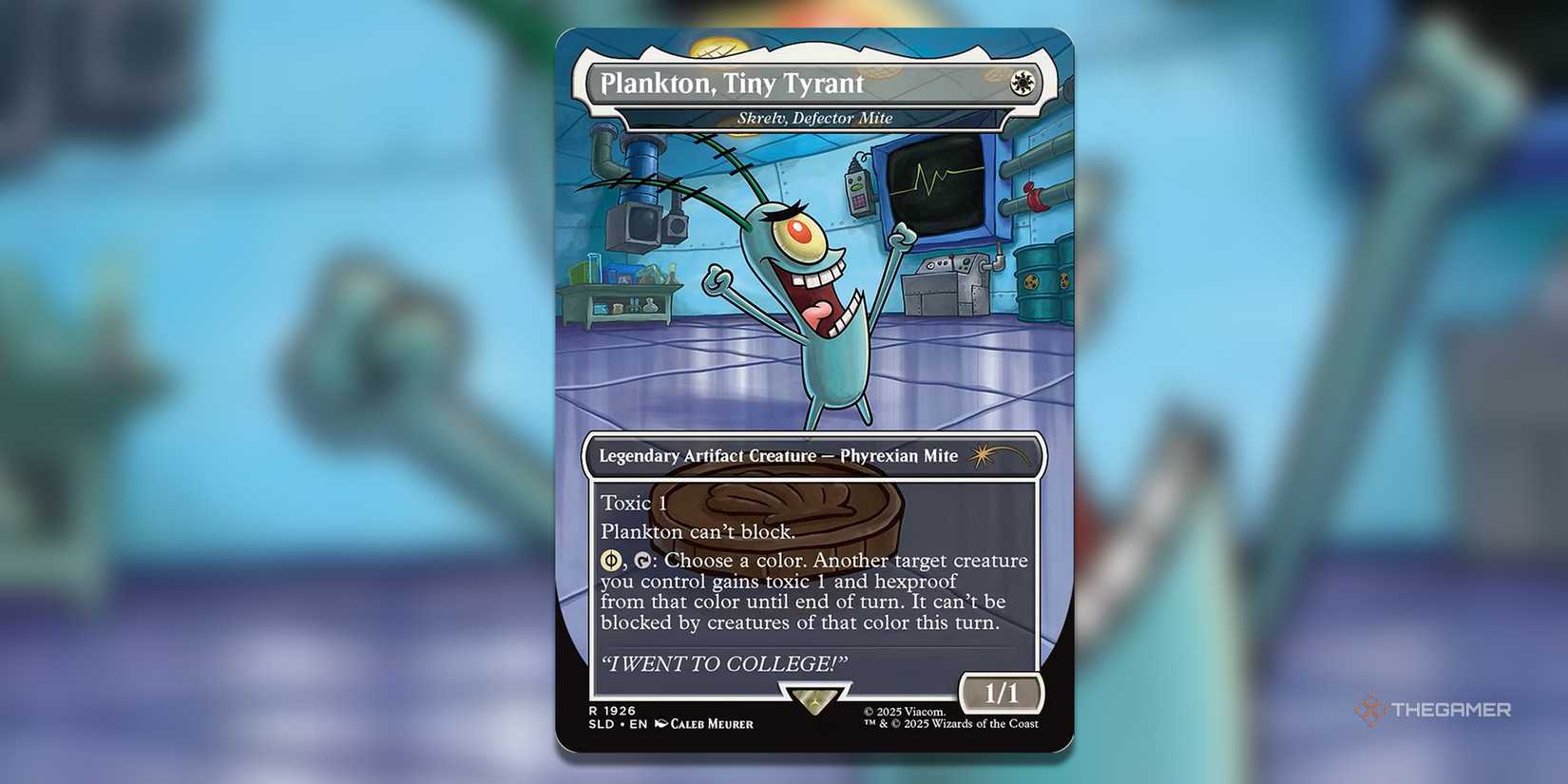plankton mtg card // Commander (Skrelv, Defector Mite) deck list // Moxfield MTG Deck Builder The Pirate Plankton Squaroe from the SpongeBob SquarePants edition serves as a deck box that can hold up to 100 double FINALLY! SpongeBob SquarePants x