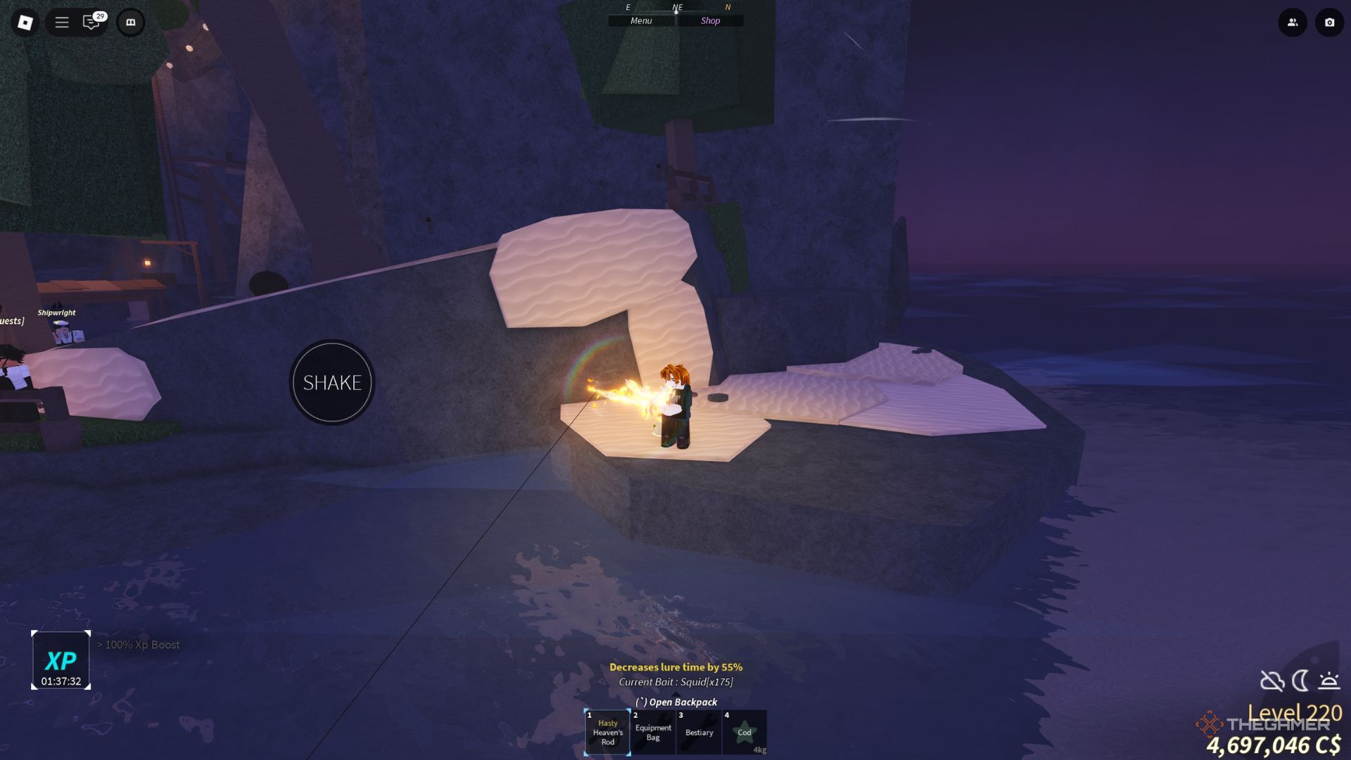 How To Get The Glimmersuit Speed Boots In Fisch - Roblox