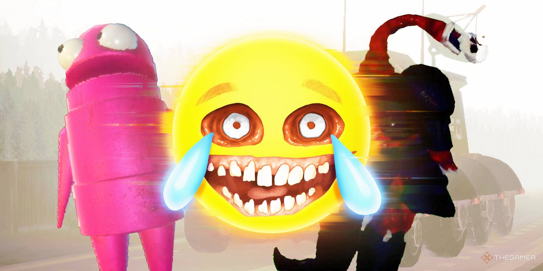 R.E.P.O. Tax Man, Robot, Trudge Monster, And Truck.