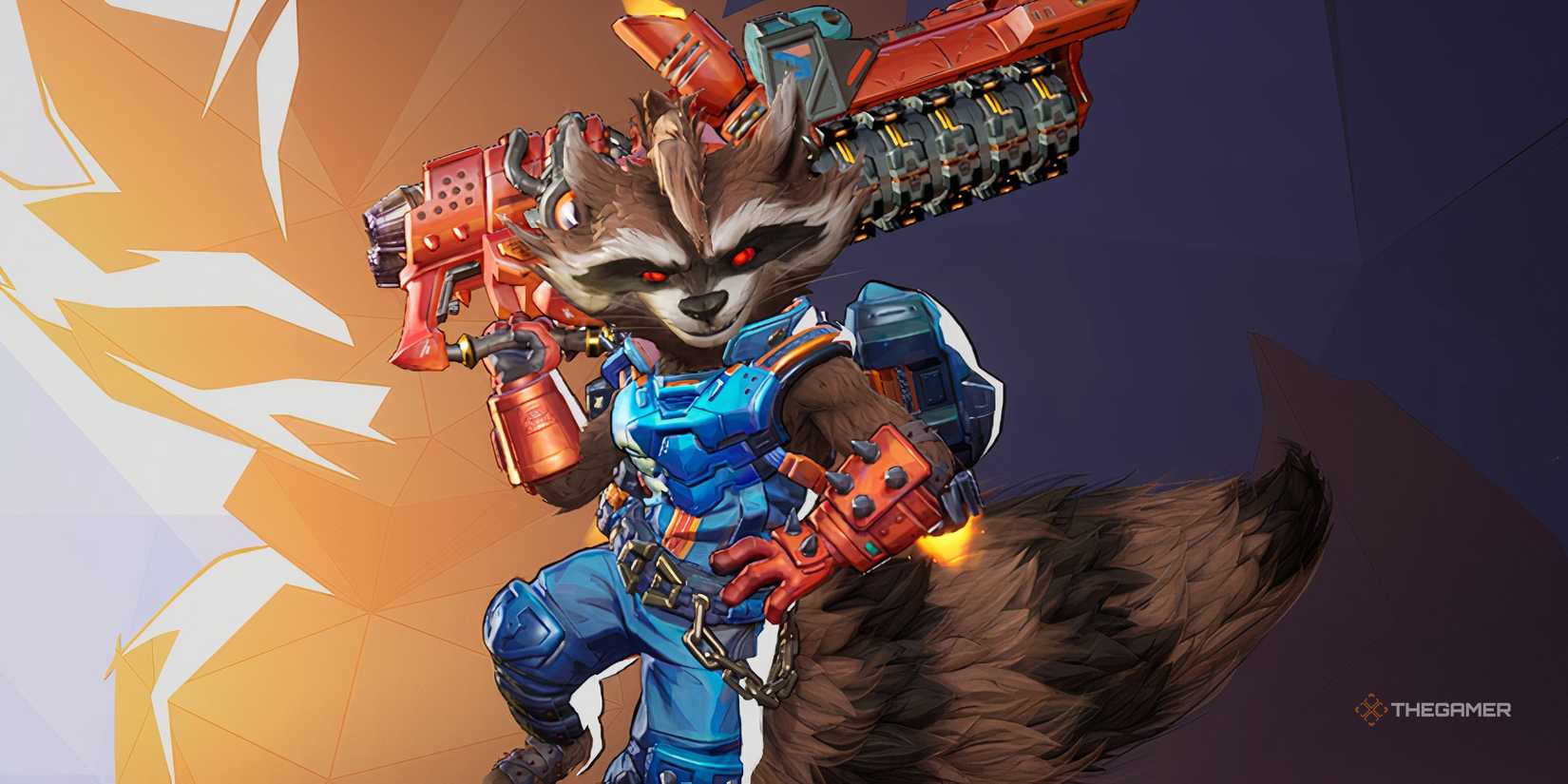 Rocket Raccoon from the Marvel Rivals hero profile.