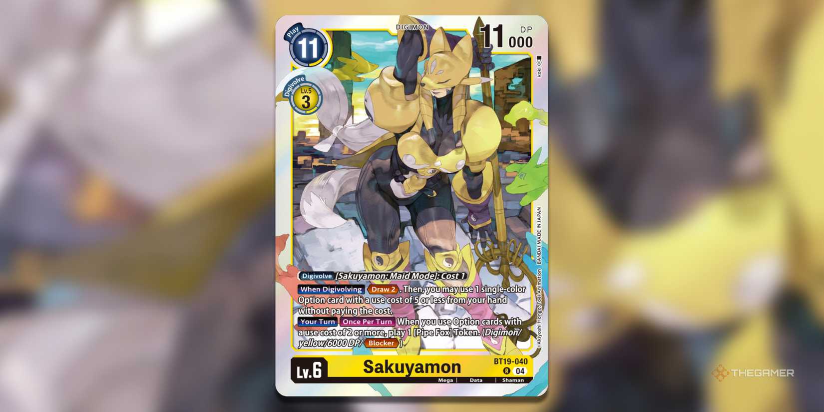 digimon ps1 card game Sakuyamon [EX2-024] (Premium Heroines Set) [Digital Hazard] main image 0