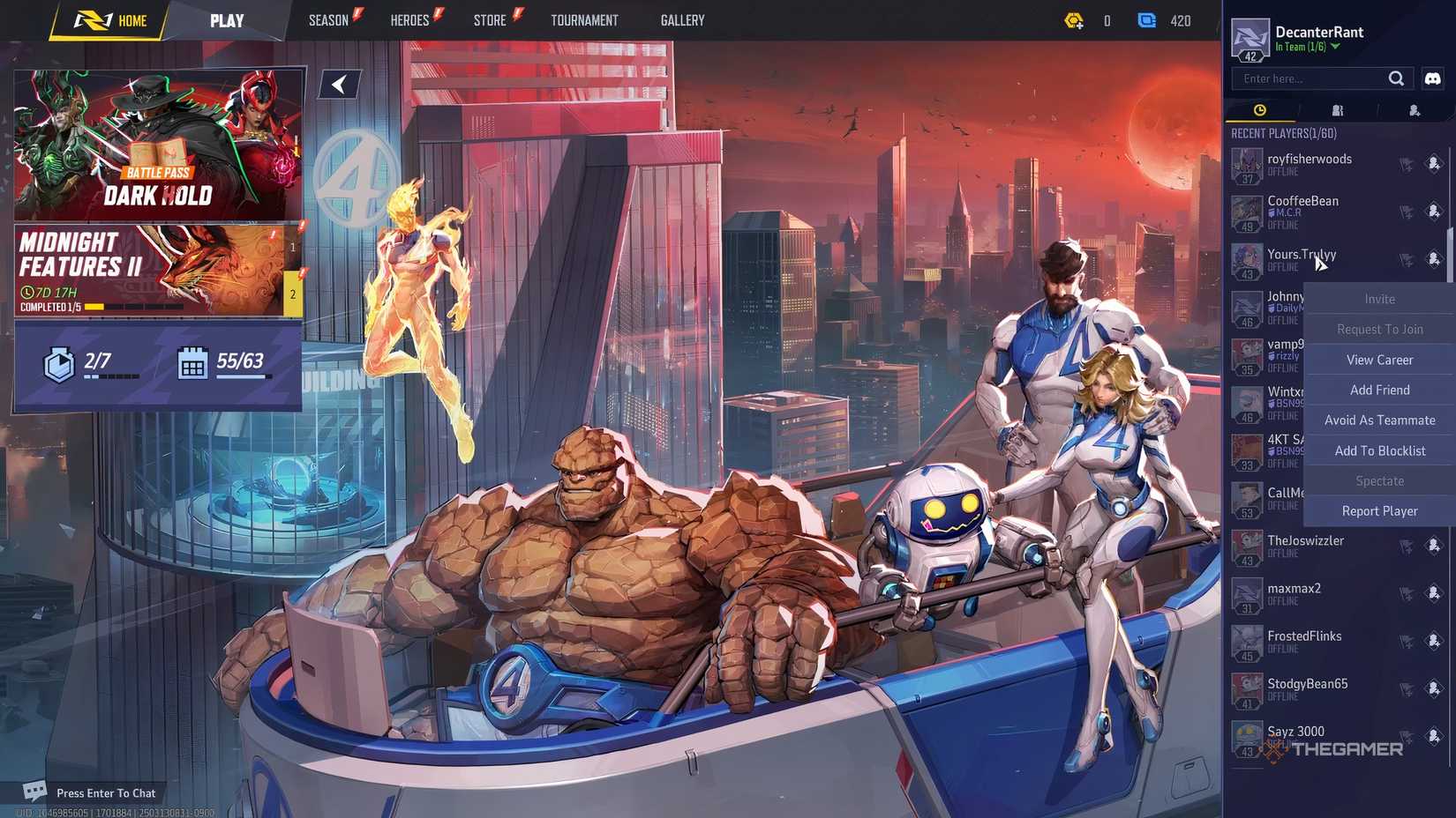 Marvel Rivals Friends How To Play With Friends In Marvel Rivals