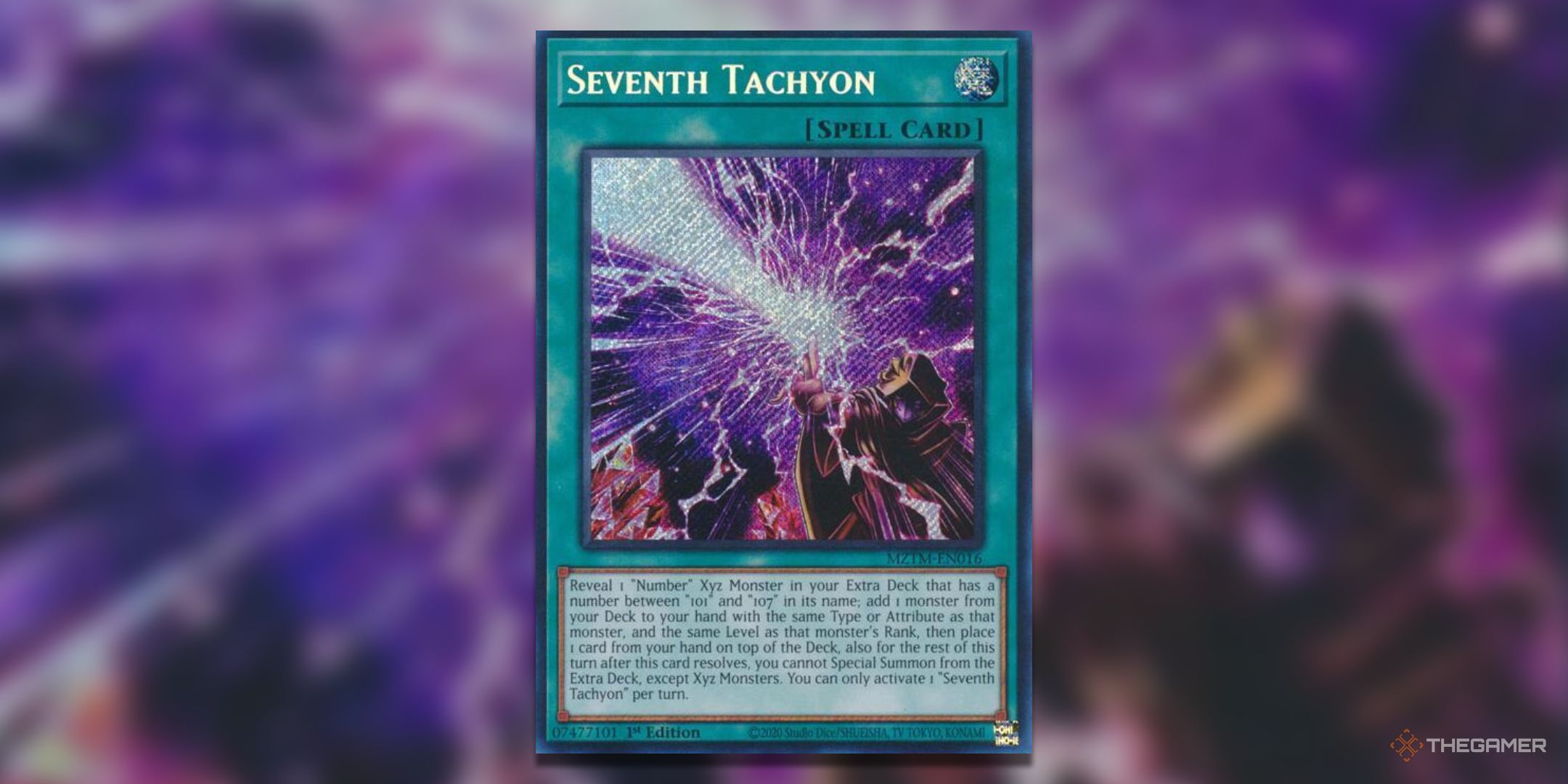 遊戯王 MZTM-EN016 時空の七皇 Seventh Tachyon (英語版 1st Edition シークレットレア) Maze of the Master 25 おもちゃ・趣味 遊戯王 MZTM-EN016 時空の七皇 Seventh