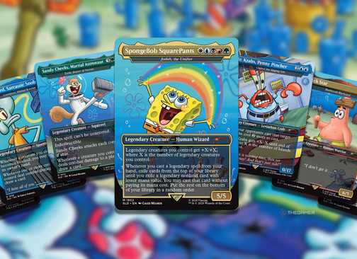 spongebob bonus card mtg SpongeBob Secret Lair Brings Big-Money Bonus Card... If You're Lucky