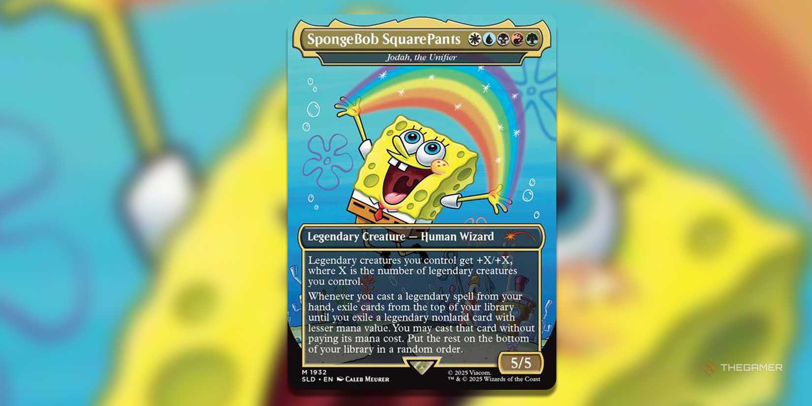 spongebob meme cards mtg Magic: The Gathering's Spongebob Secret Lair Is Just Harmless Fun