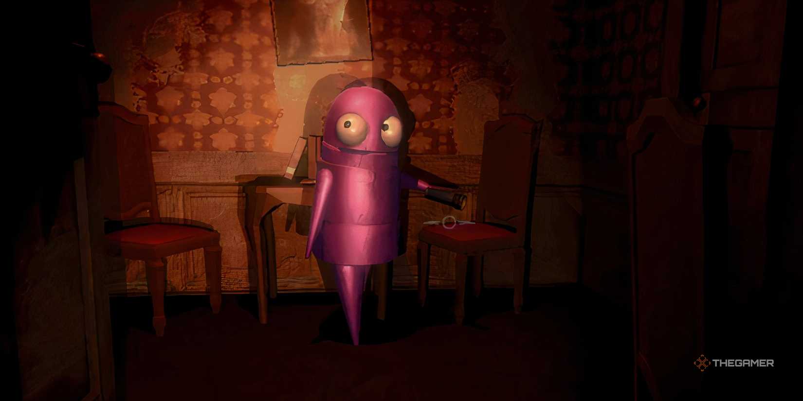 A team member pointing out where to go in the repo.