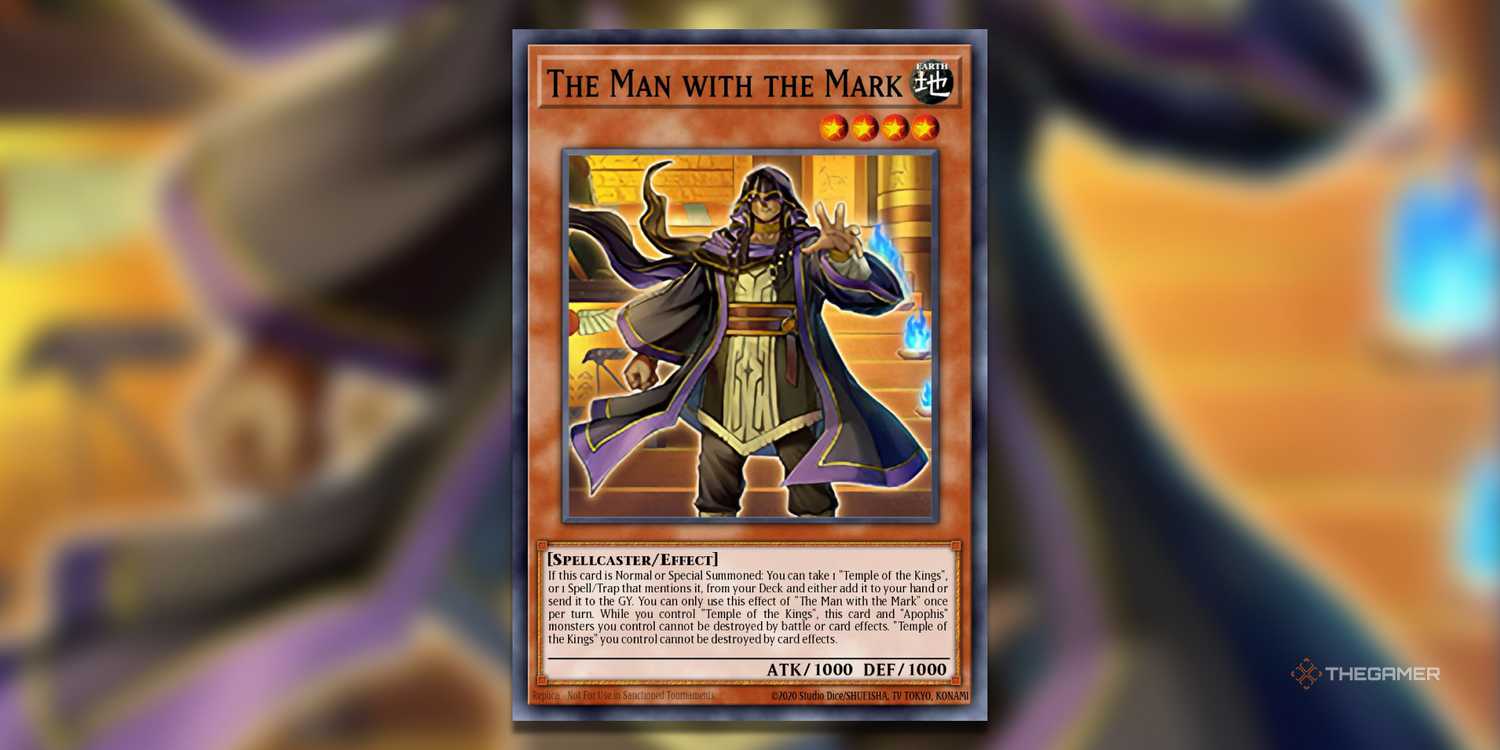 the man with the mark yugioh card - MZTM-EN001 - Secret Rare The Man with the Mark