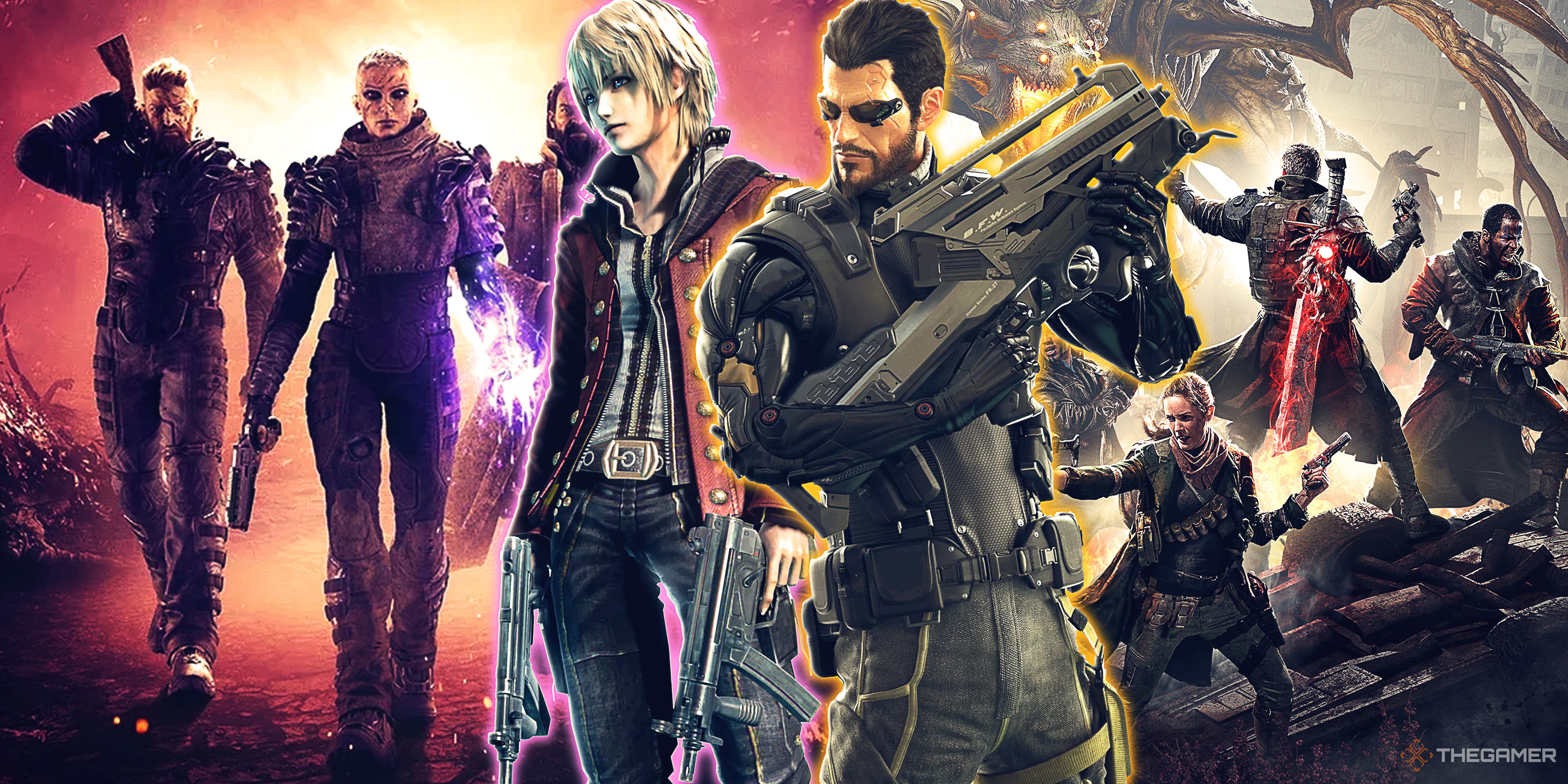 Outriders, Resonance Of Fate, Deus Ex: Human Revolution and Remnant: From The Ashes.