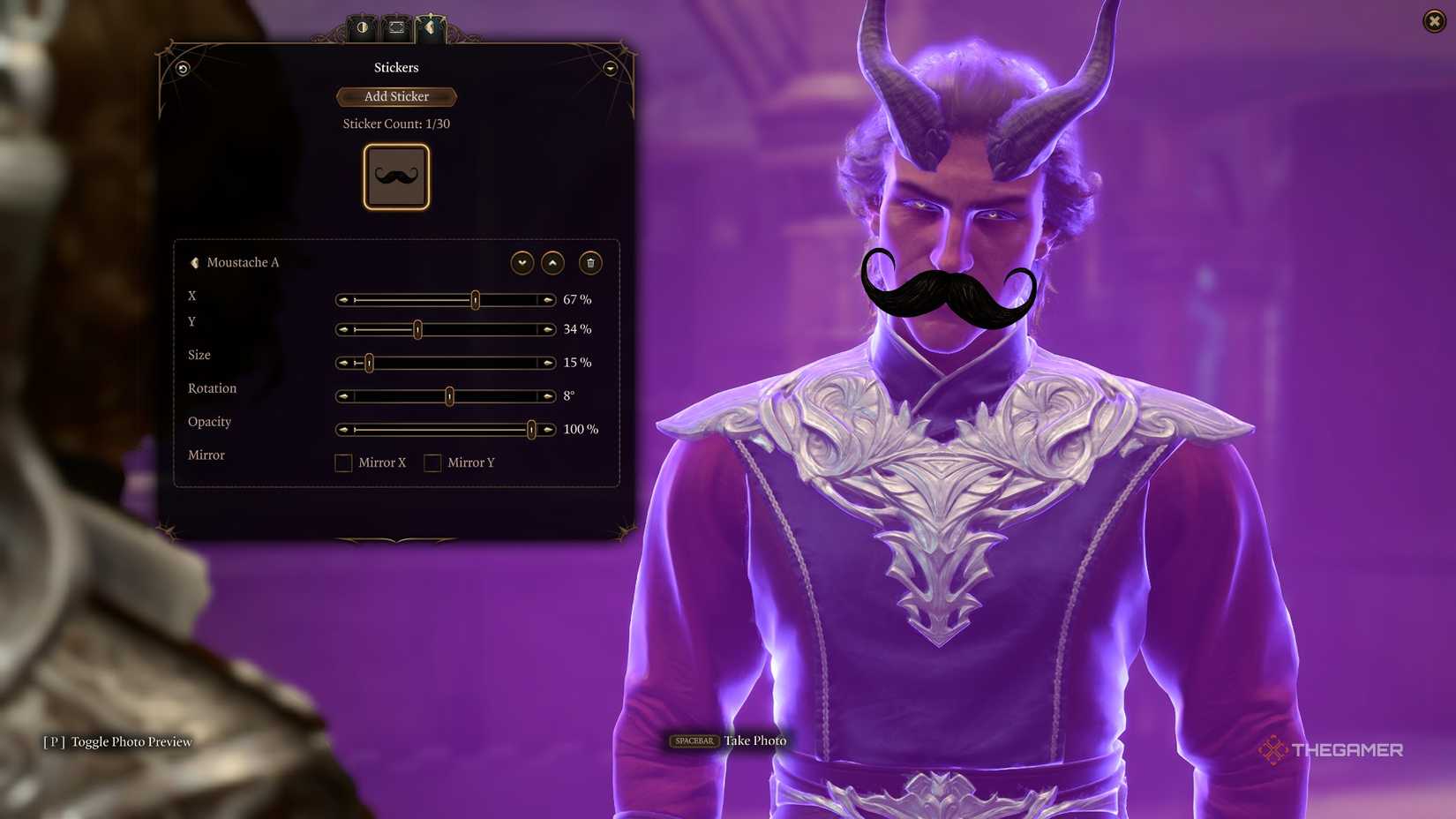 How To Use Photo Mode In Baldur's Gate 3