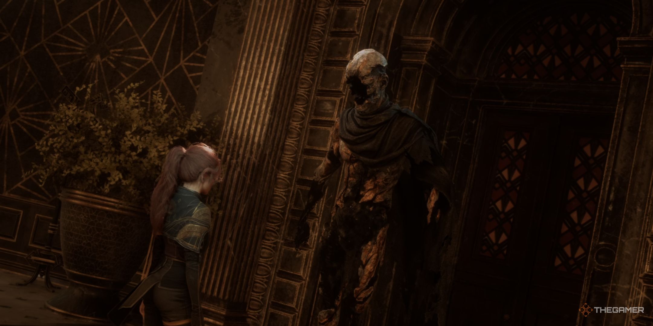 the curator blocks maelle from leaving the manor in clair obscur: expedition 33.