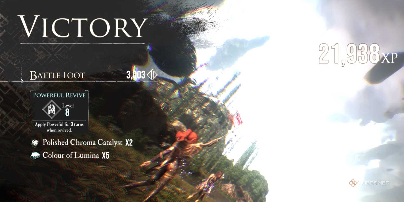 maelle raises her sword in victory in clair obscur: expedition 33.