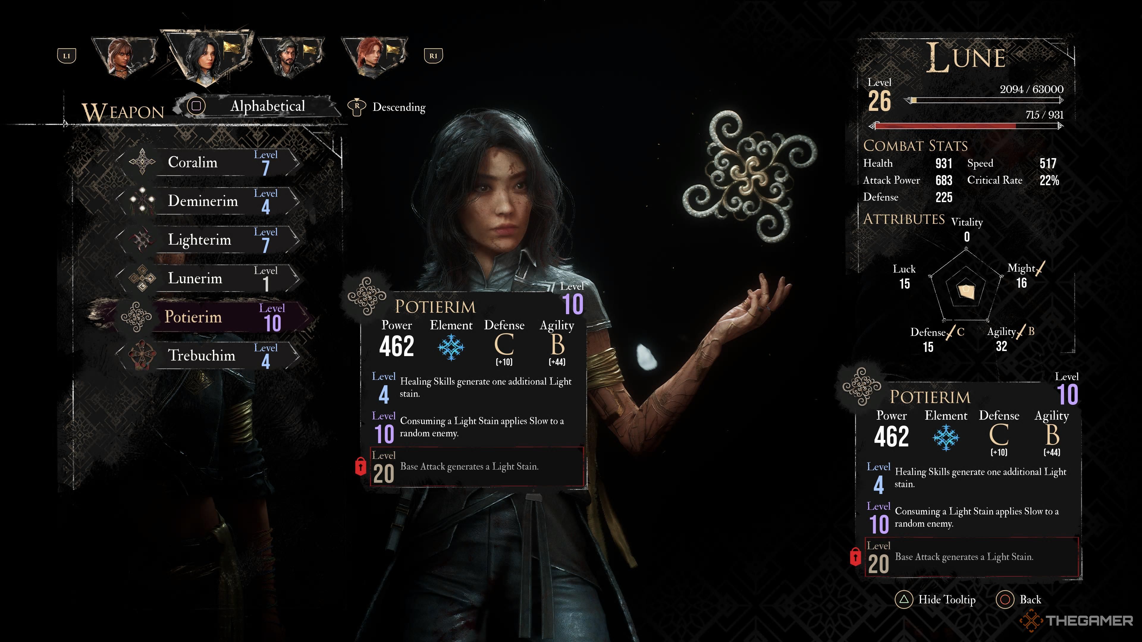 How Do Attributes And Weapons Affect Combat Stats In Clair Obscur ...