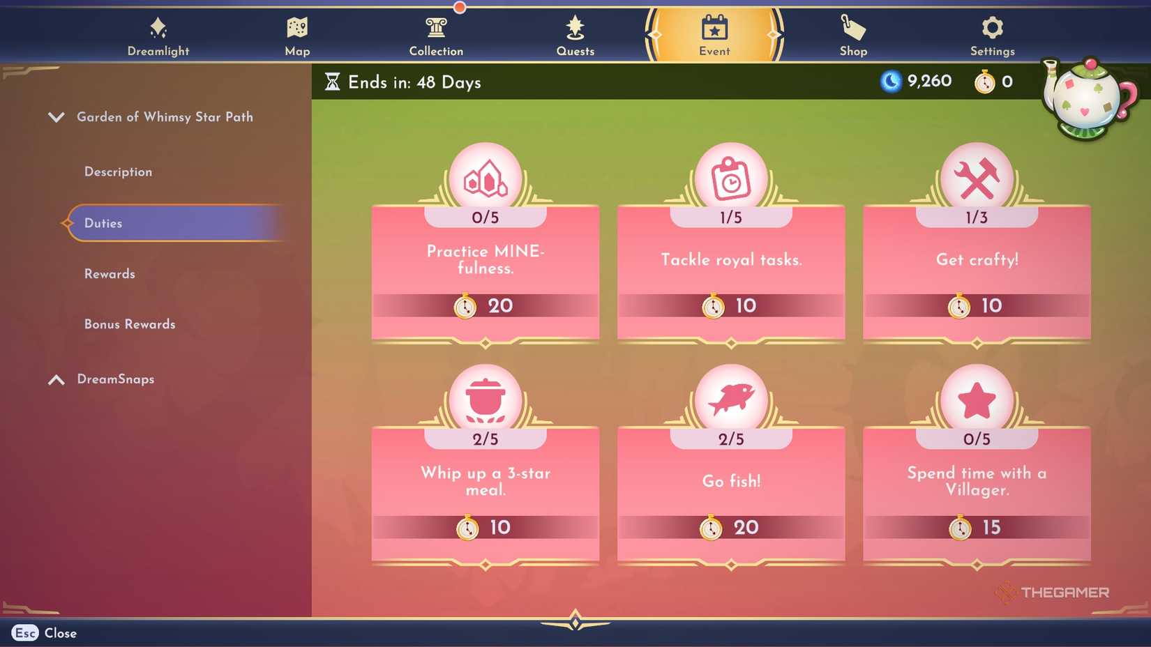 All Garden Of Whimsy Star Path Rewards In Disney Dreamlight Valley