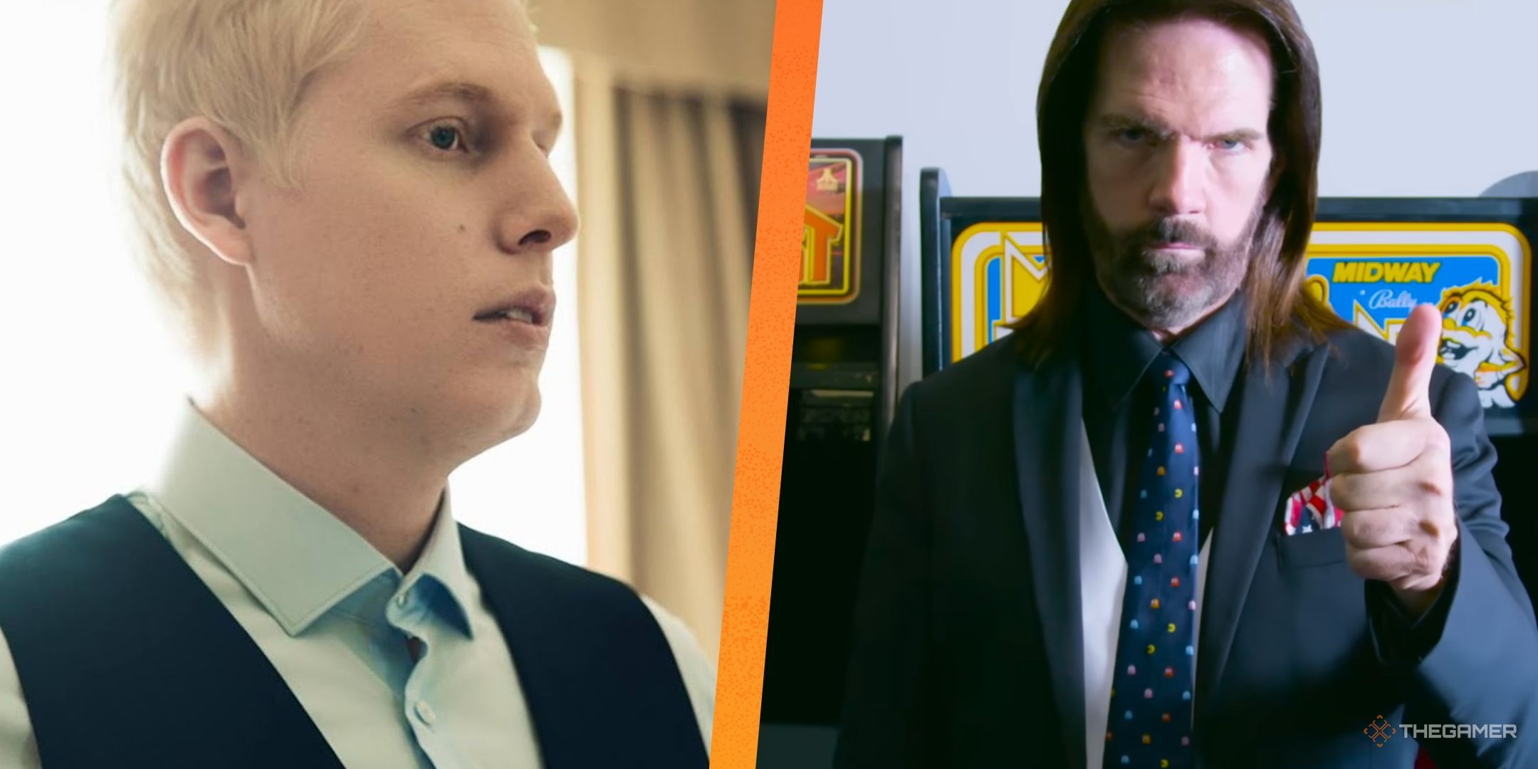 Left: YouTuber Karl Jobst. Right: Gamer Billy Mitchell