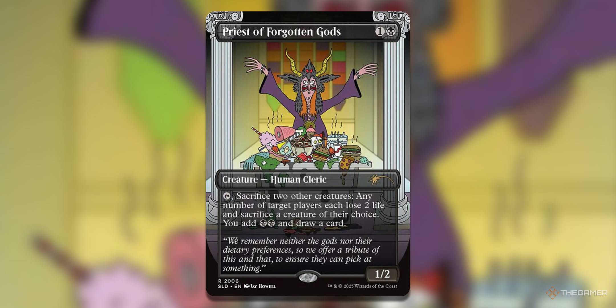 jay howell mtg cards Priest of Forgotten Gods [2006] [Borderless] [Jay Howell] [Secret Lair  Drop] [Foil] – Face to Face Games