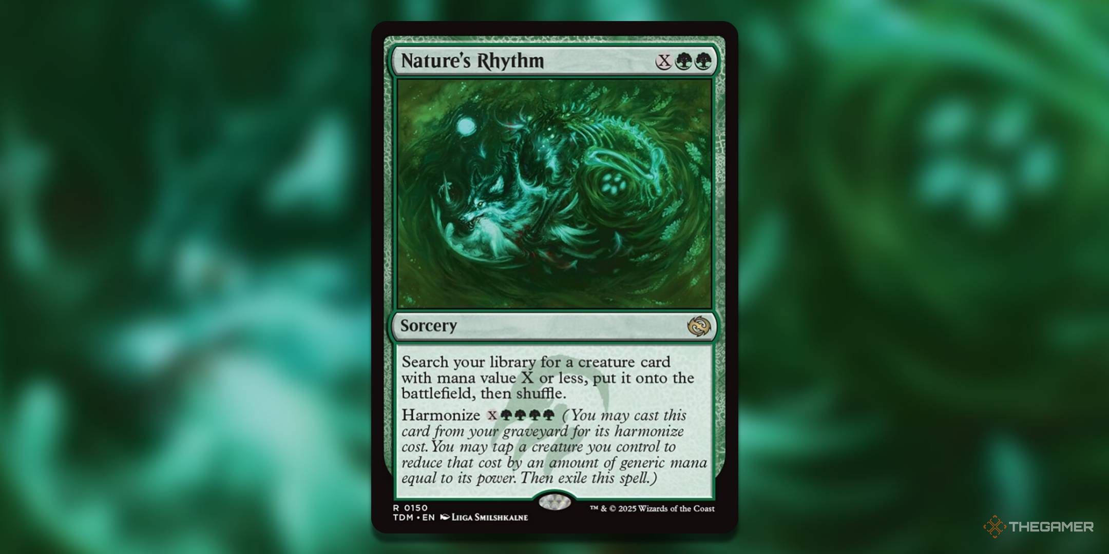 harmonize mtg card Nature's Rhythm – Moon MTG