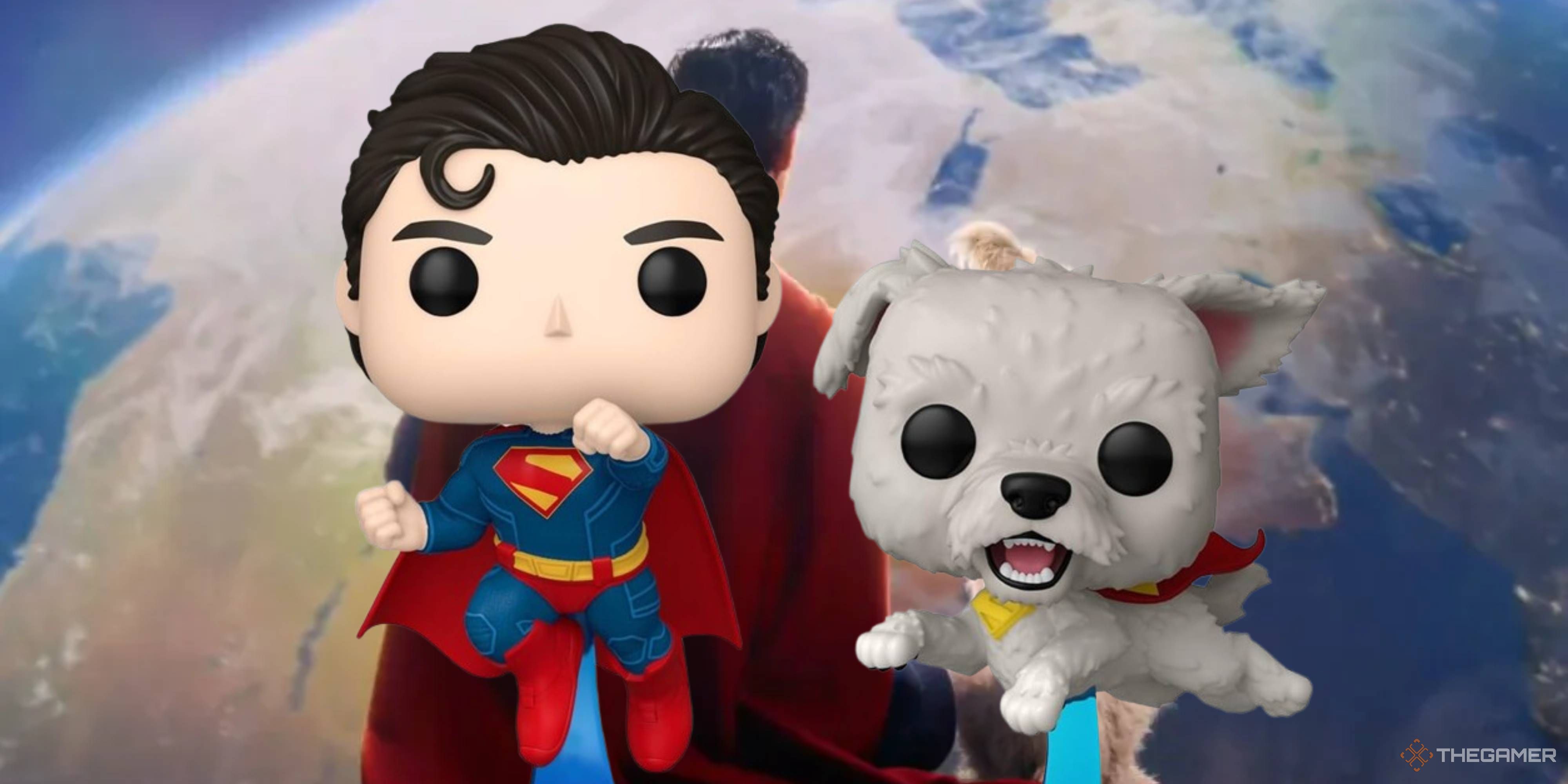 希少　Funko POP スーパーマン クリプト セット　superman 公式スーパーマンとクリプトファンコポップが公開