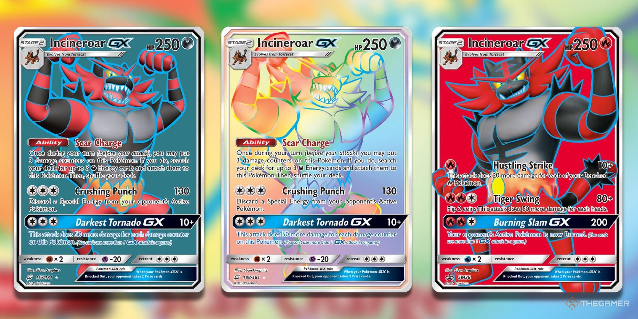 incineroar pokemon card price 26/149 - Evolution Set - Torracat Litten - Sun & Moon Base Set RarityDouble Rare Hit Points320 HP Formnull Incineroar ex 034/162 - Holofoil
