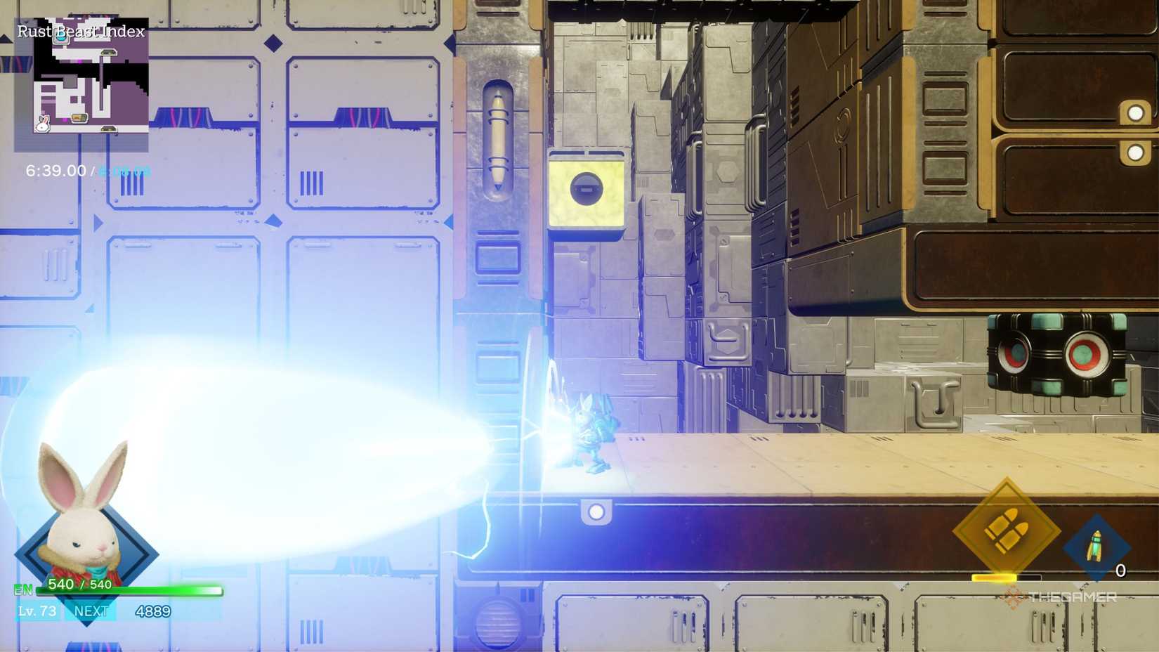 How To Reach Every Hidden Area And Break Containers In Rusty Rabbit