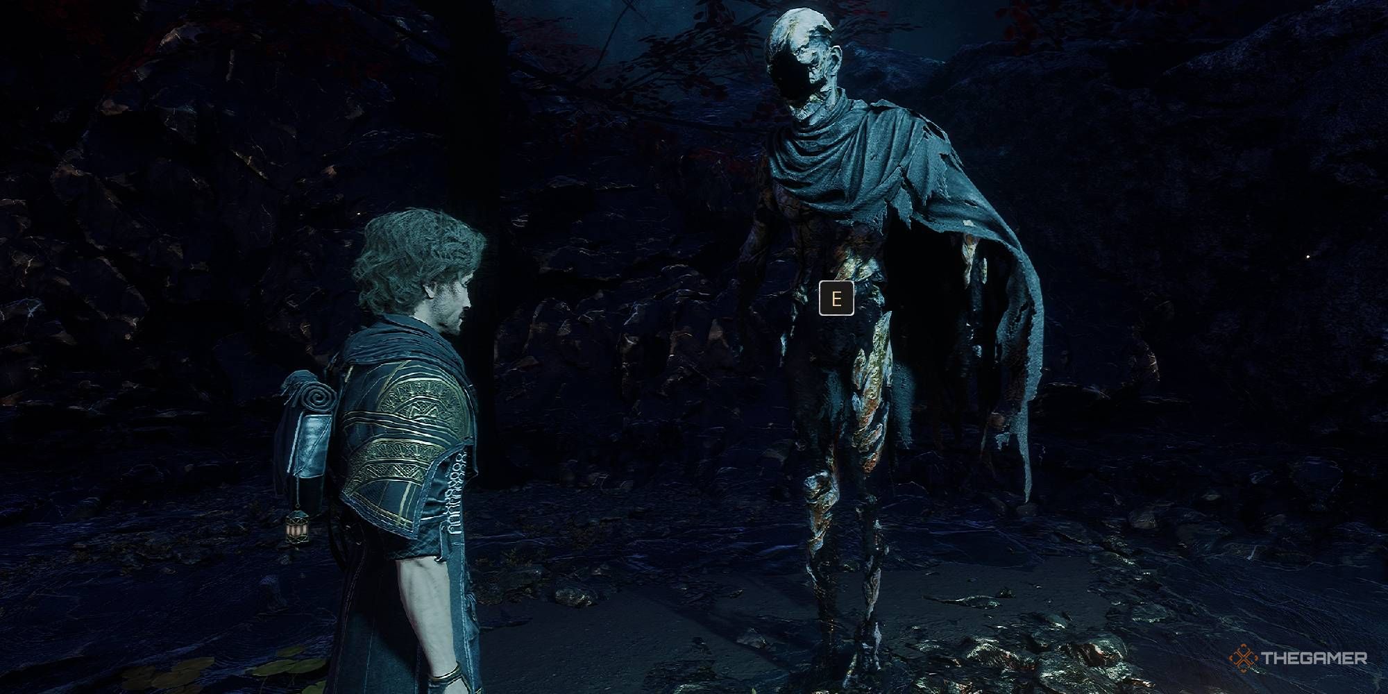 Standing in front of the Curator in Clair Obscur.