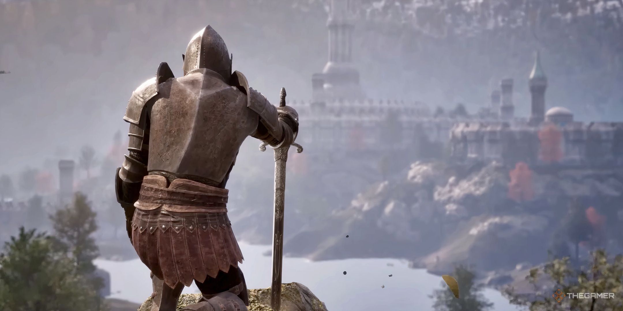 A player posing in The Elder Scrolls 4: Oblivion Remastered.