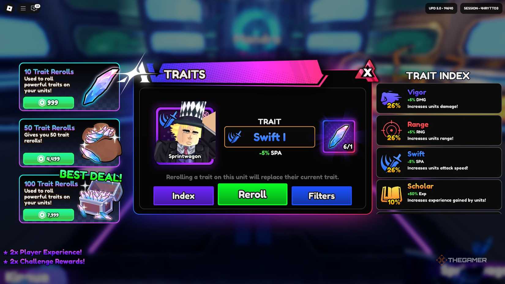 Trait Reroll Icon How To Reroll In Roblox: Anime Vanguards