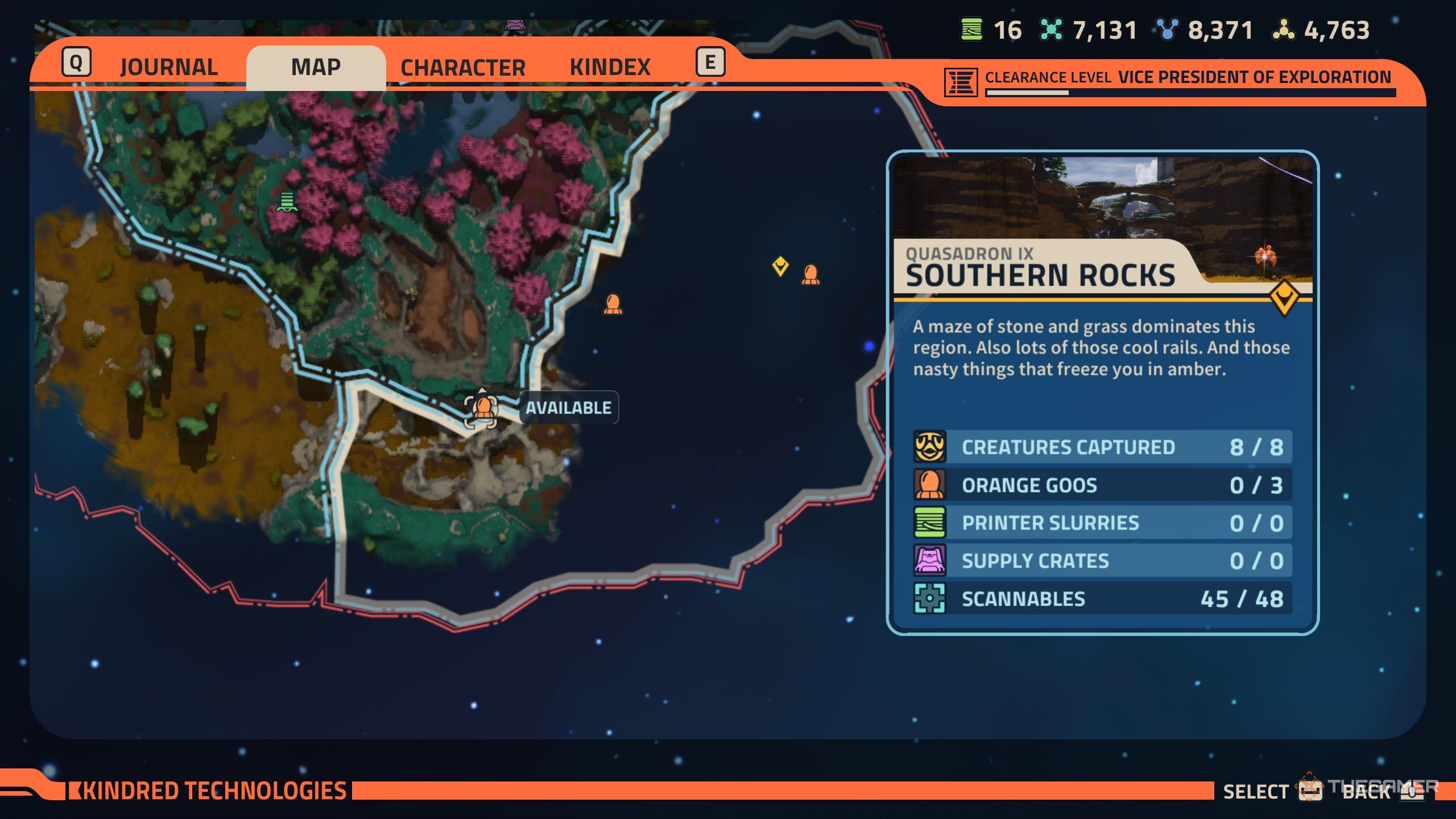 Where To Find Every Orange Goo On Quasadron IX In Revenge Of The Savage ...