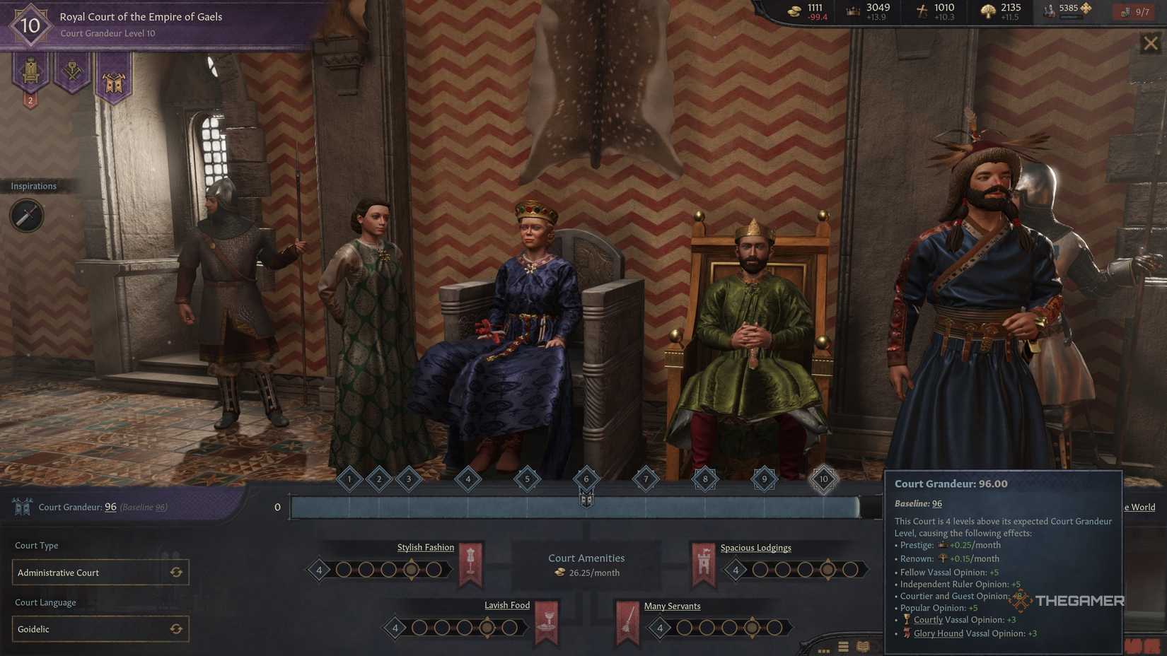 How To Raise Court Grandeur In Crusader Kings 3