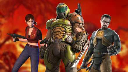 A collage of characters from games that should never go open world.