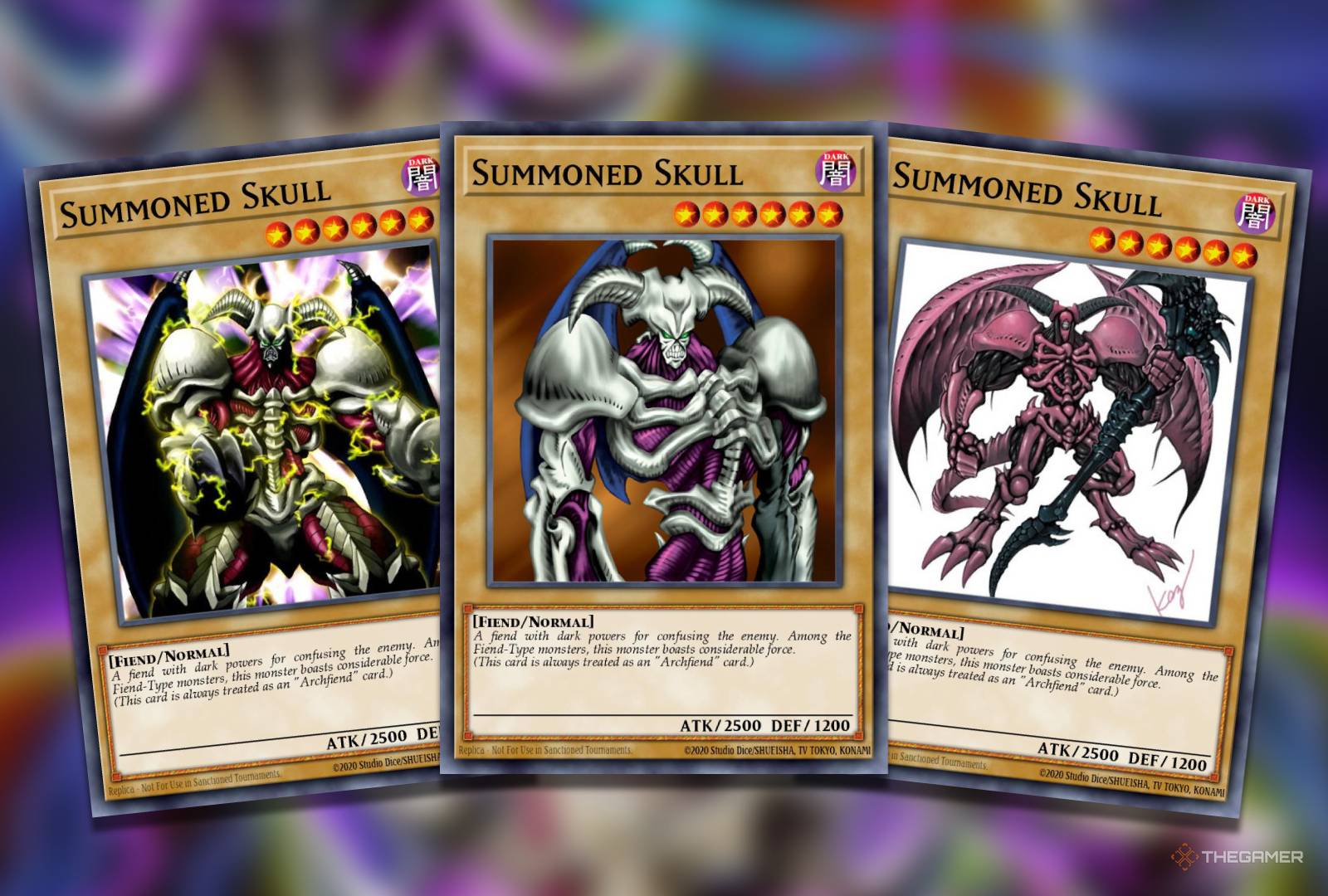 Every Summoned Skull Artwork In Yu-Gi-Oh! Ranked Every Summoned Skull Artwork In Yu-Gi-Oh! Ranked
