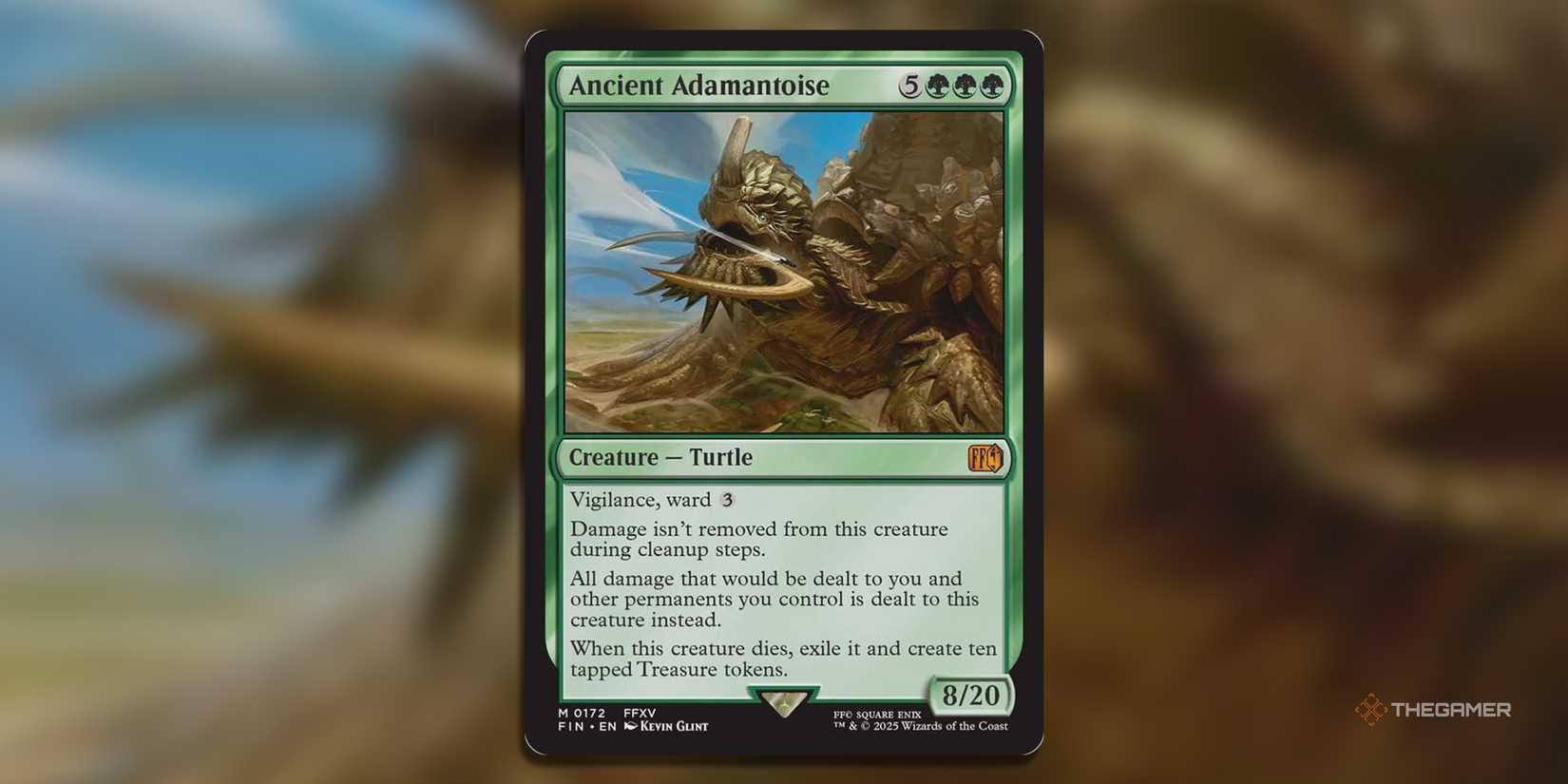 Final Fantasy's Ancient Adamantoise Is MTG's New Toughest Creature Final Fantasy's Ancient Adamantoise Is MTG's New Toughest Creature