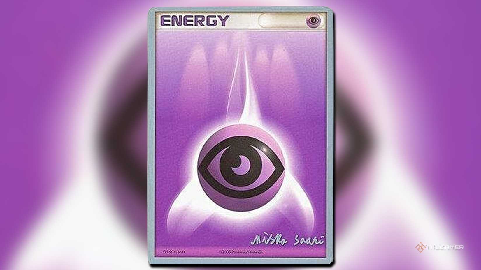 purple energy pokemon card Psychic Energy 095 XY Evolutions