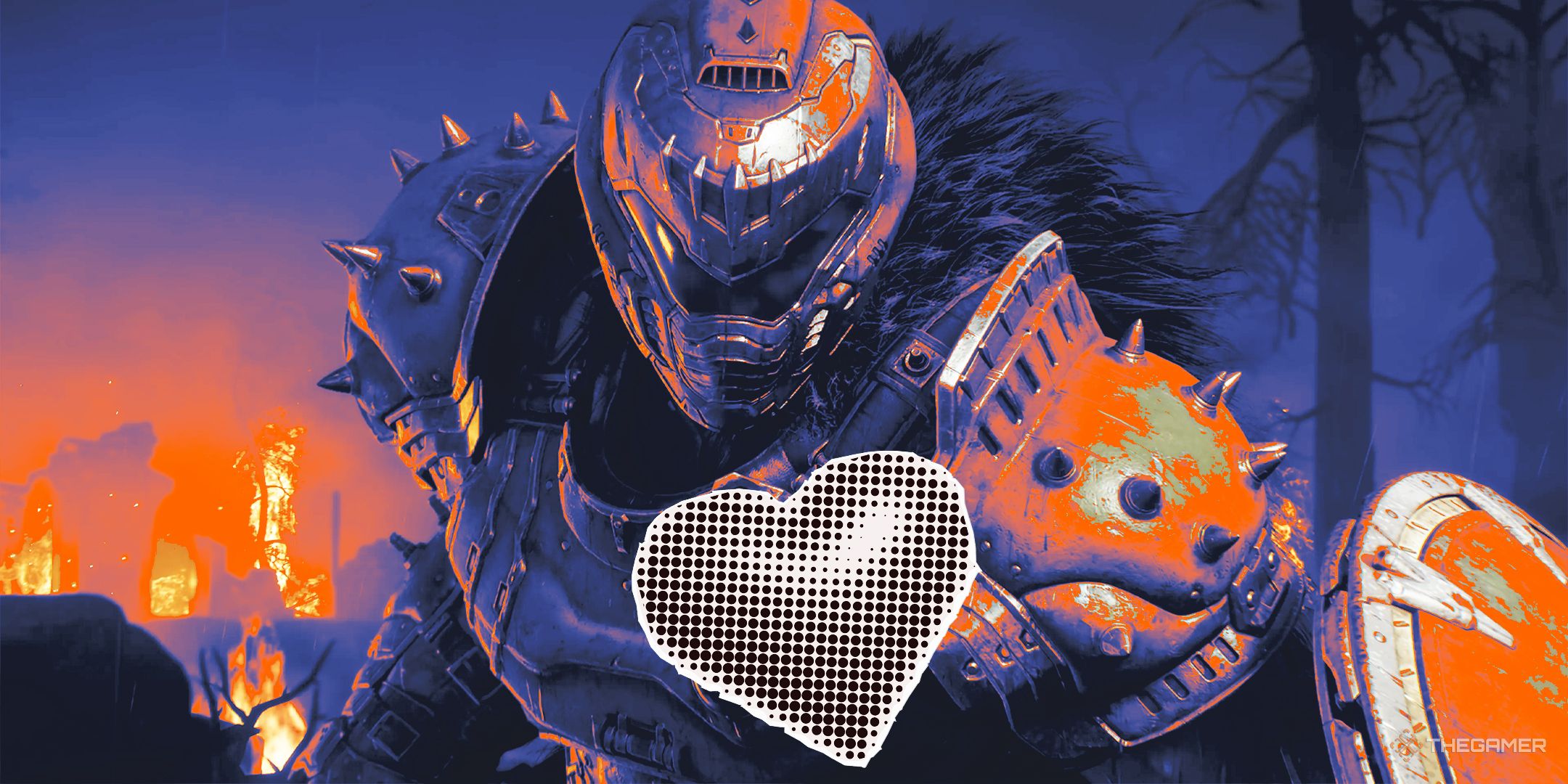 Doom Slayer in The Dark Ages With A Heart.
