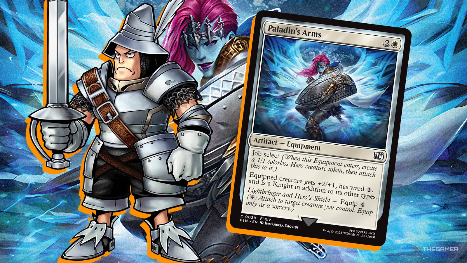 Paladin's Arms Exclusive Visual Spoiler For MTG's Final Fantasy Set Paladin's Arms Exclusive Visual Spoiler For MTG's Final Fantasy Set