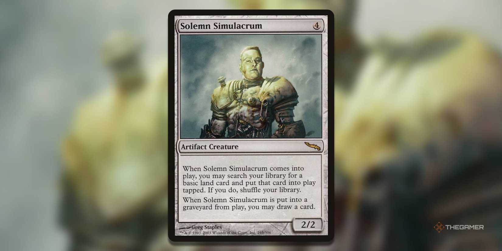 mtg cards like solemn simulacrum Is Solemn Simulacrum Still Playable in Commander?