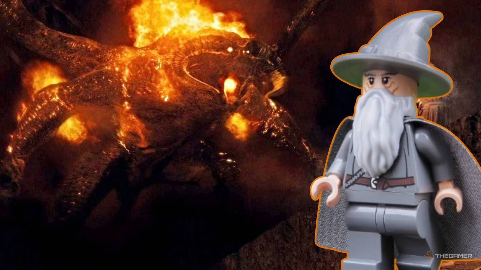 First Look At Lego's Upcoming The Lord Of The Rings Balrog Book Nook Set