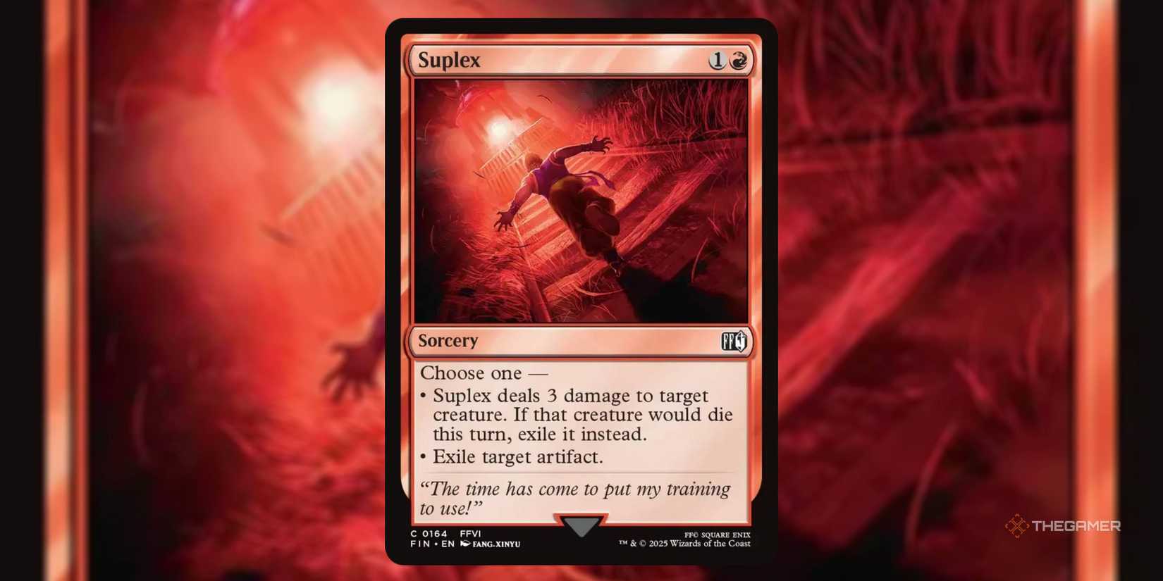Final Fantasy 6's Train Suplex Has Been Turned Into An MTG Card Final Fantasy 6's Train Suplex Has Been Turned Into An MTG Card
