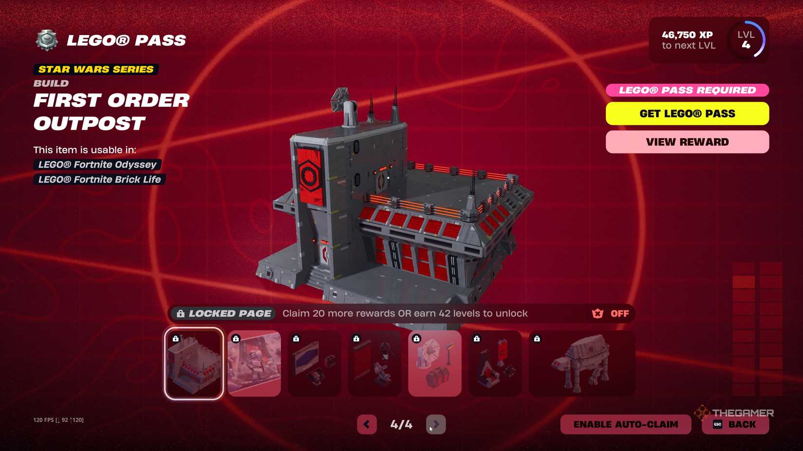 All Rewards In The Star Wars First Order Lego Pass In Fortnite