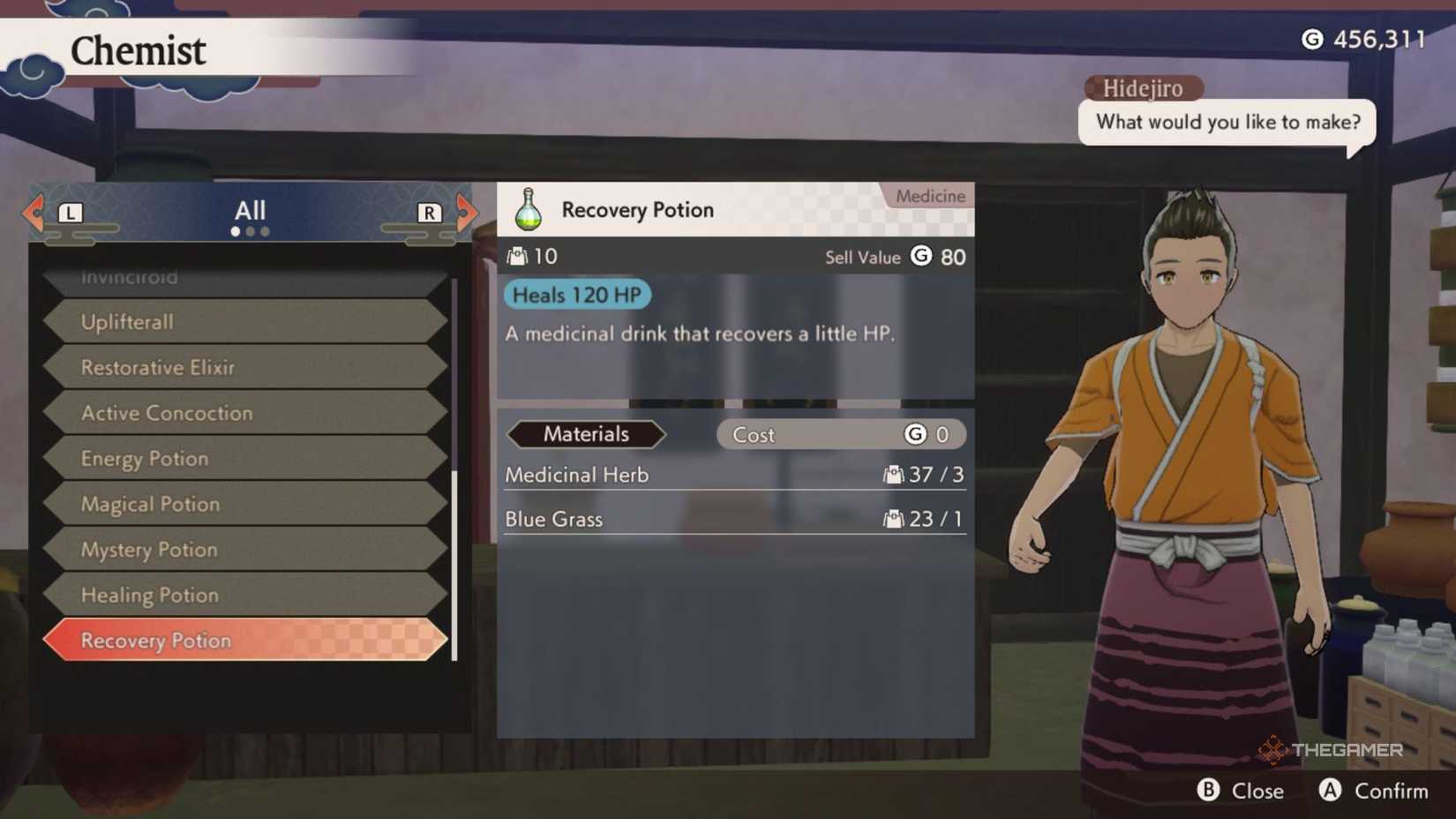 How To Unlock Every Potion In Rune Factory: Guardians Of Azuma