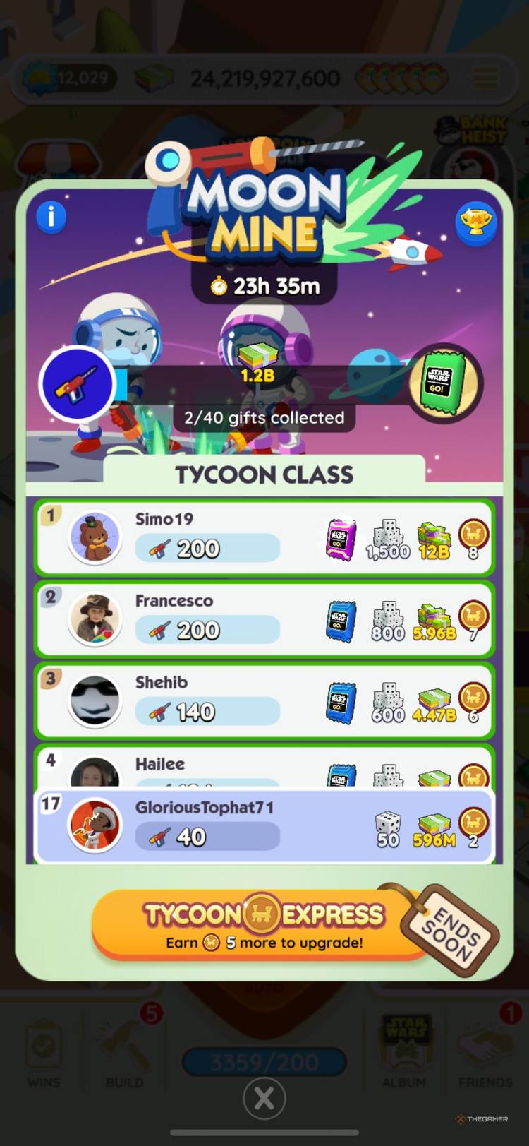 How Does The Tycoon Express Class System Work With Daily Tournaments In ...