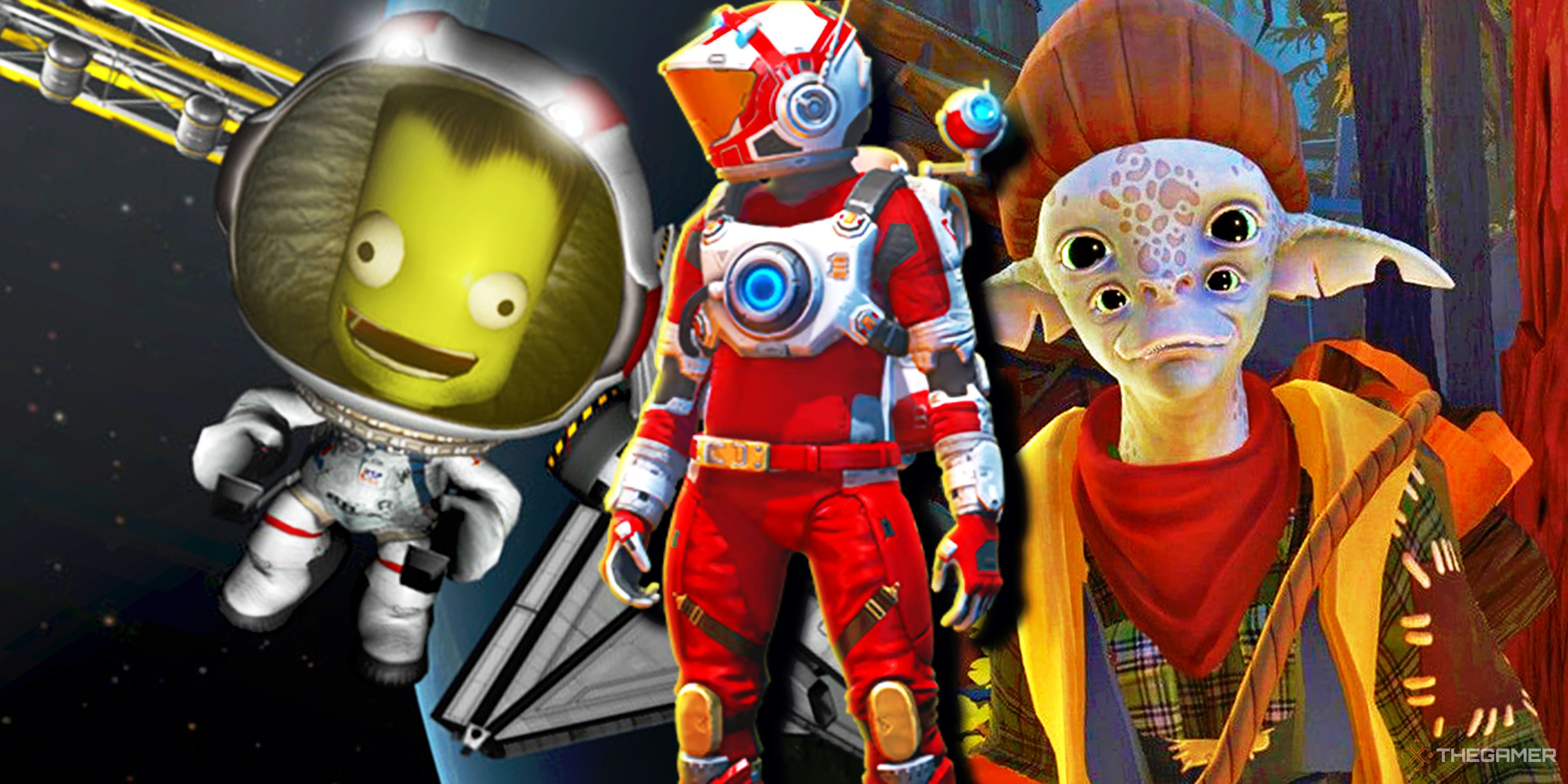 Kerbal Space Program, No Man's Sky and Outer Wilds.