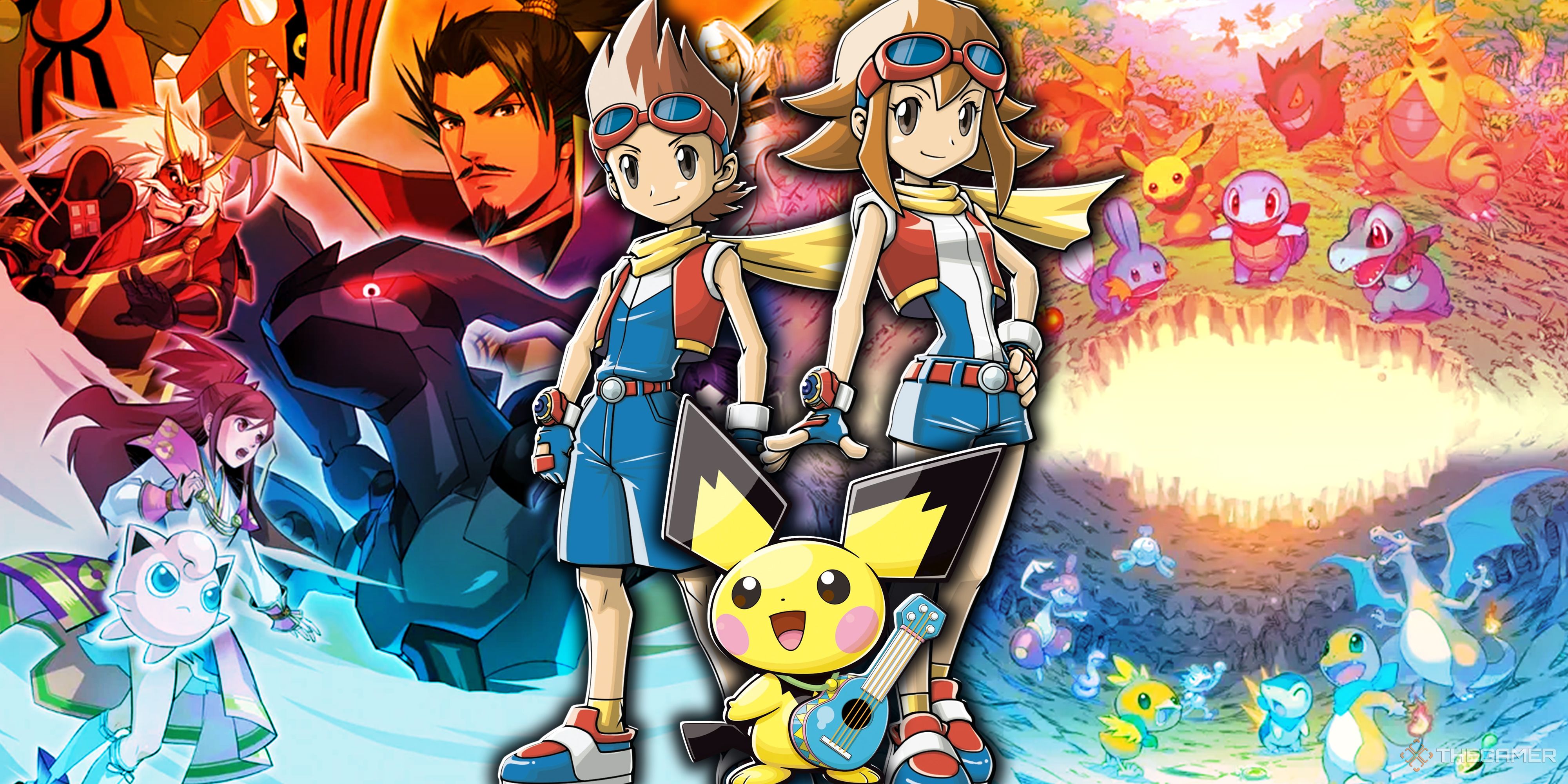 Pokemon Conquest، Pokemon Ranger و Pokemon Mystery Dungeon Rescue Team DX.
